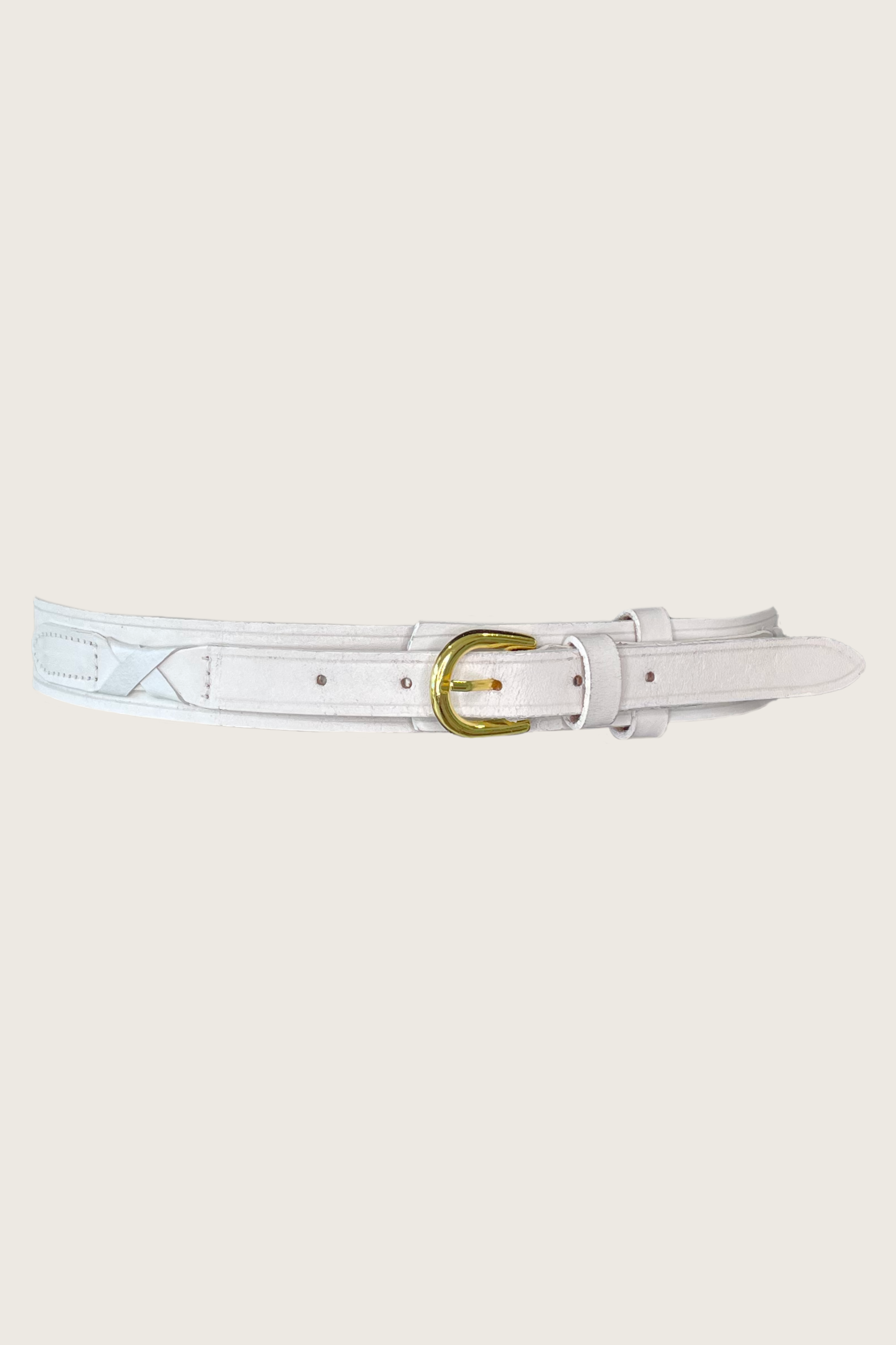 Florentine Belt | White - Saffron Road