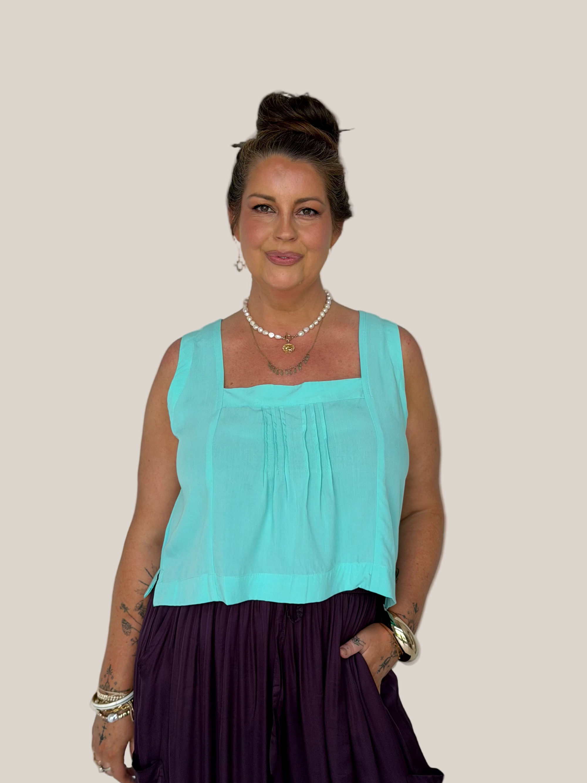 Lotus Tank | Mint