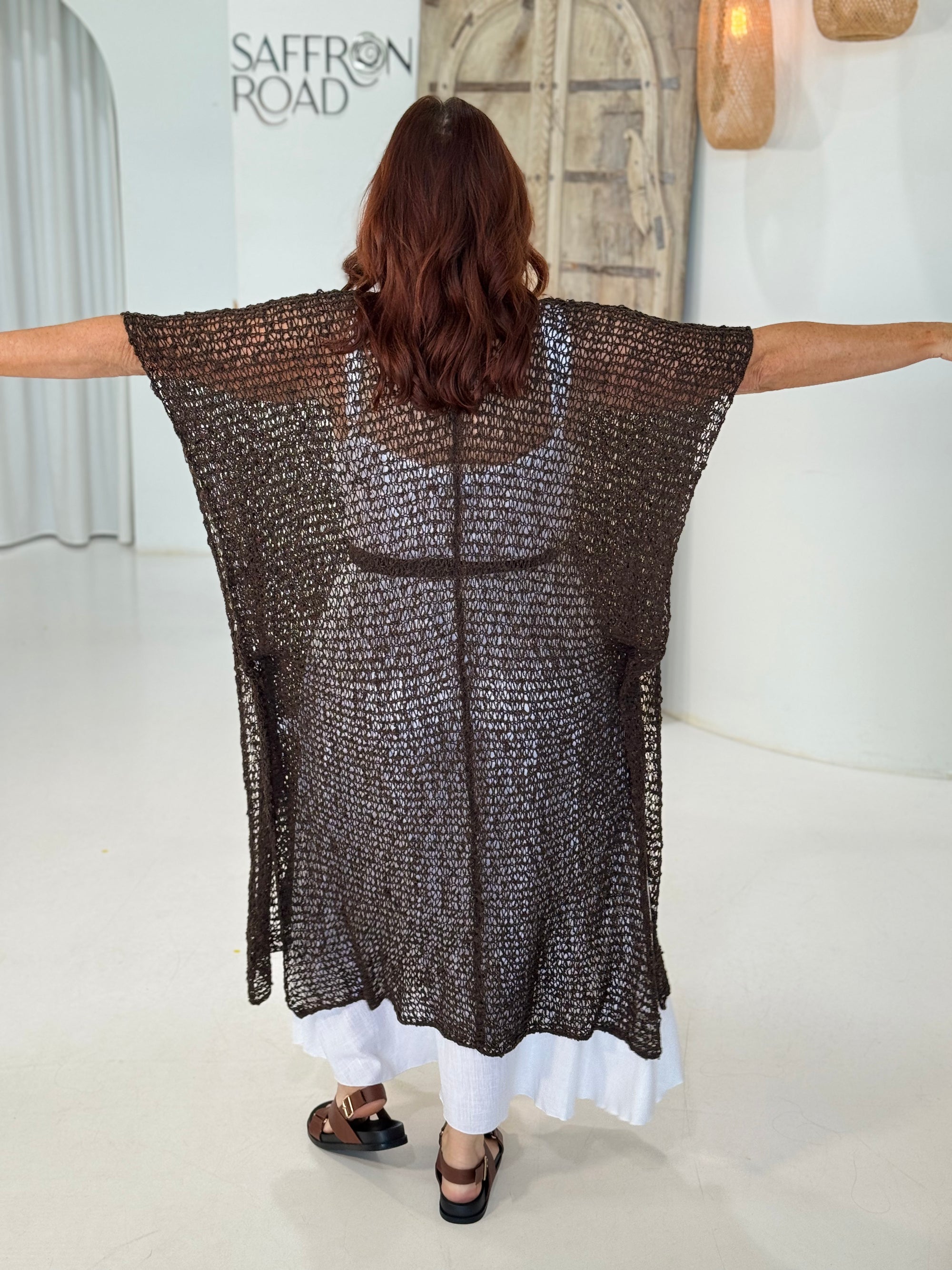 Gilet Knit | Chocolate - Saffron Road