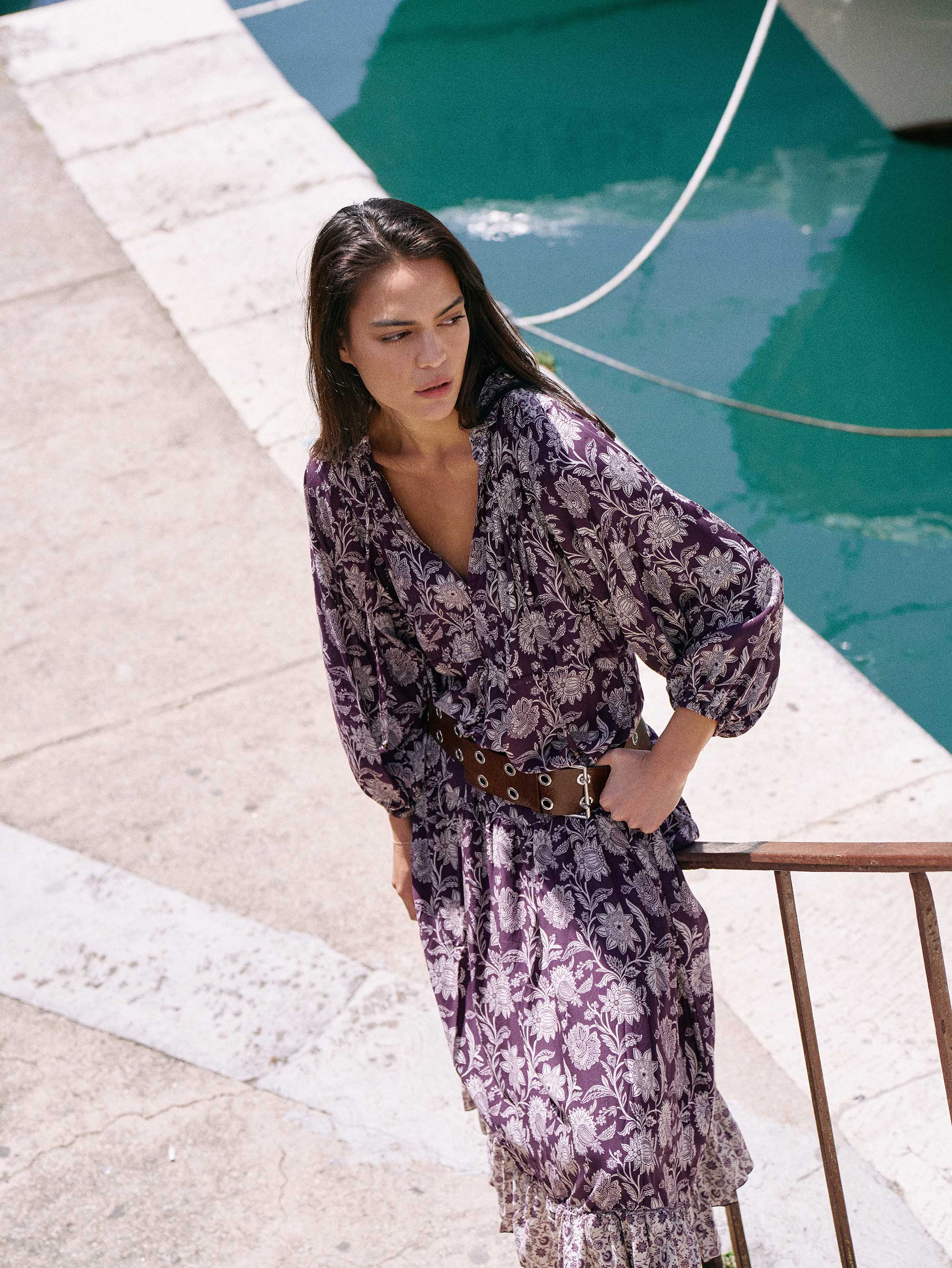 Joanie Dress | Wild Grape - Saffron Road