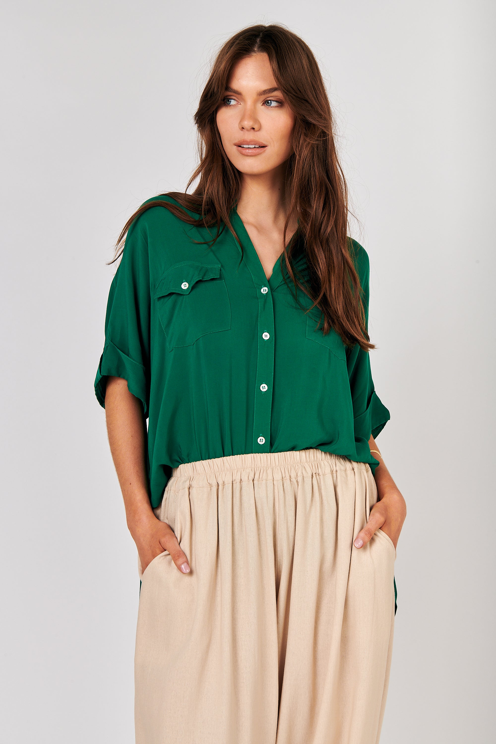 Paradise Pant | Natural Linen - Saffron Road