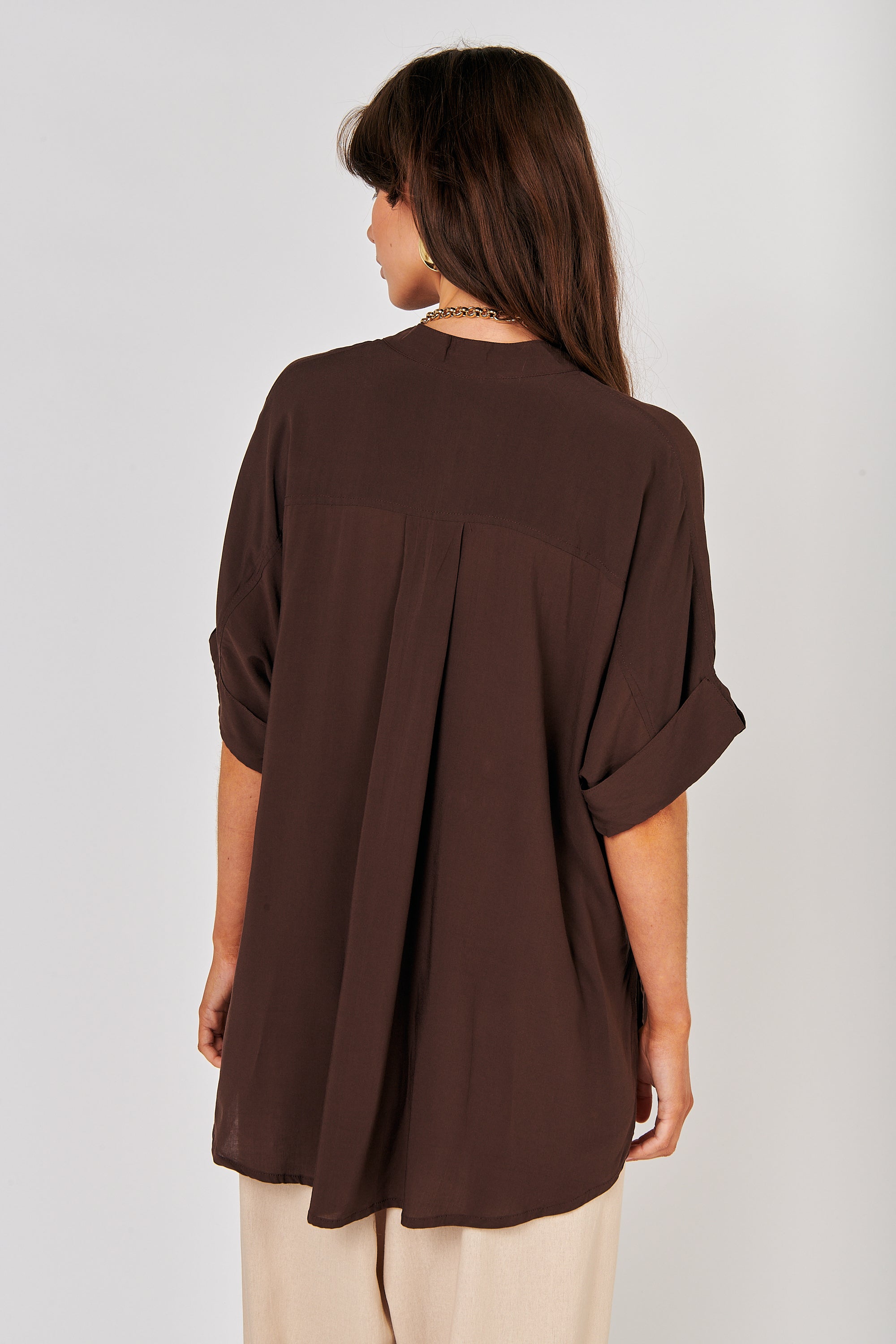 Madison Shirt | Chocolate - Saffron Road