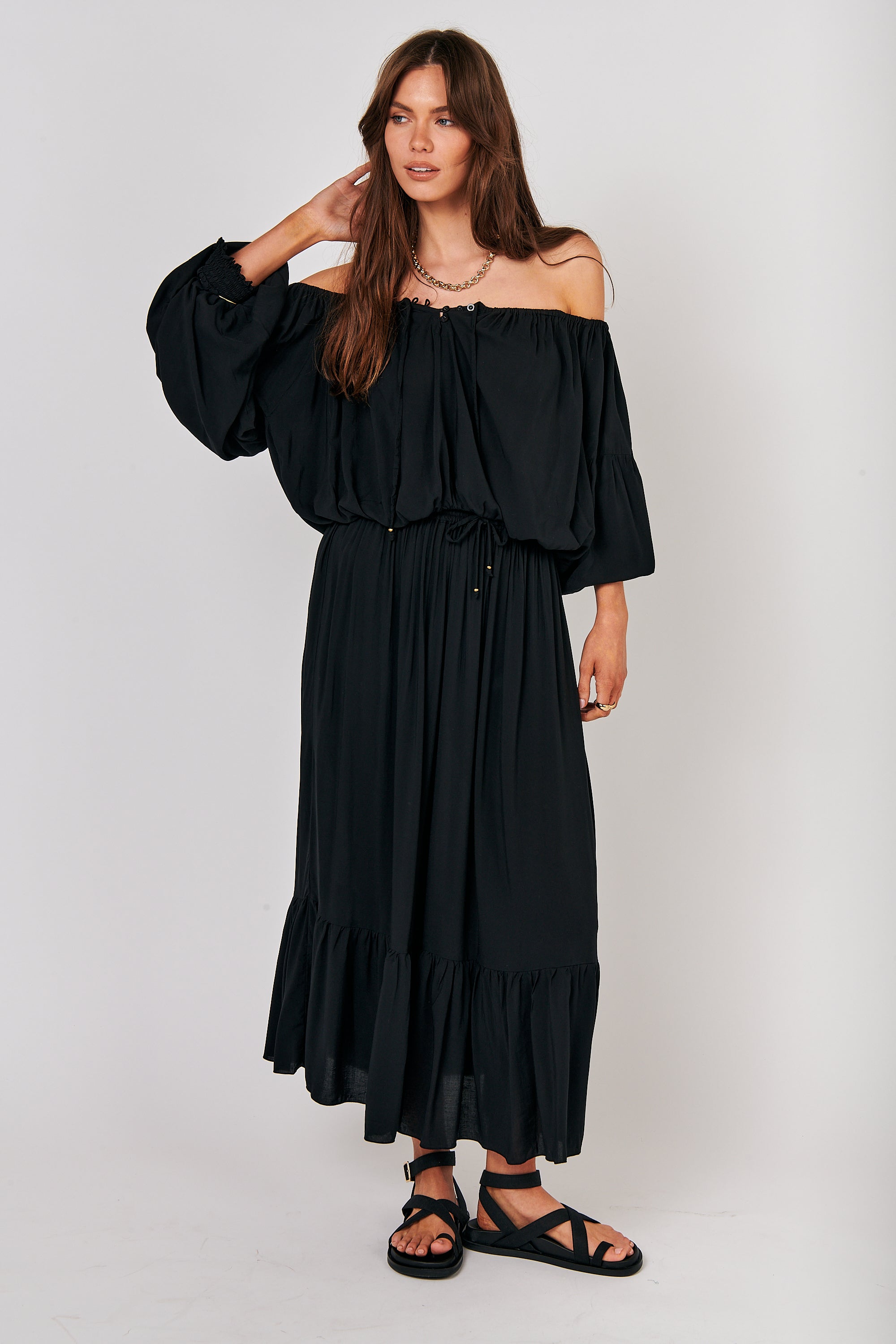 Milly Top | Black - Saffron Road
