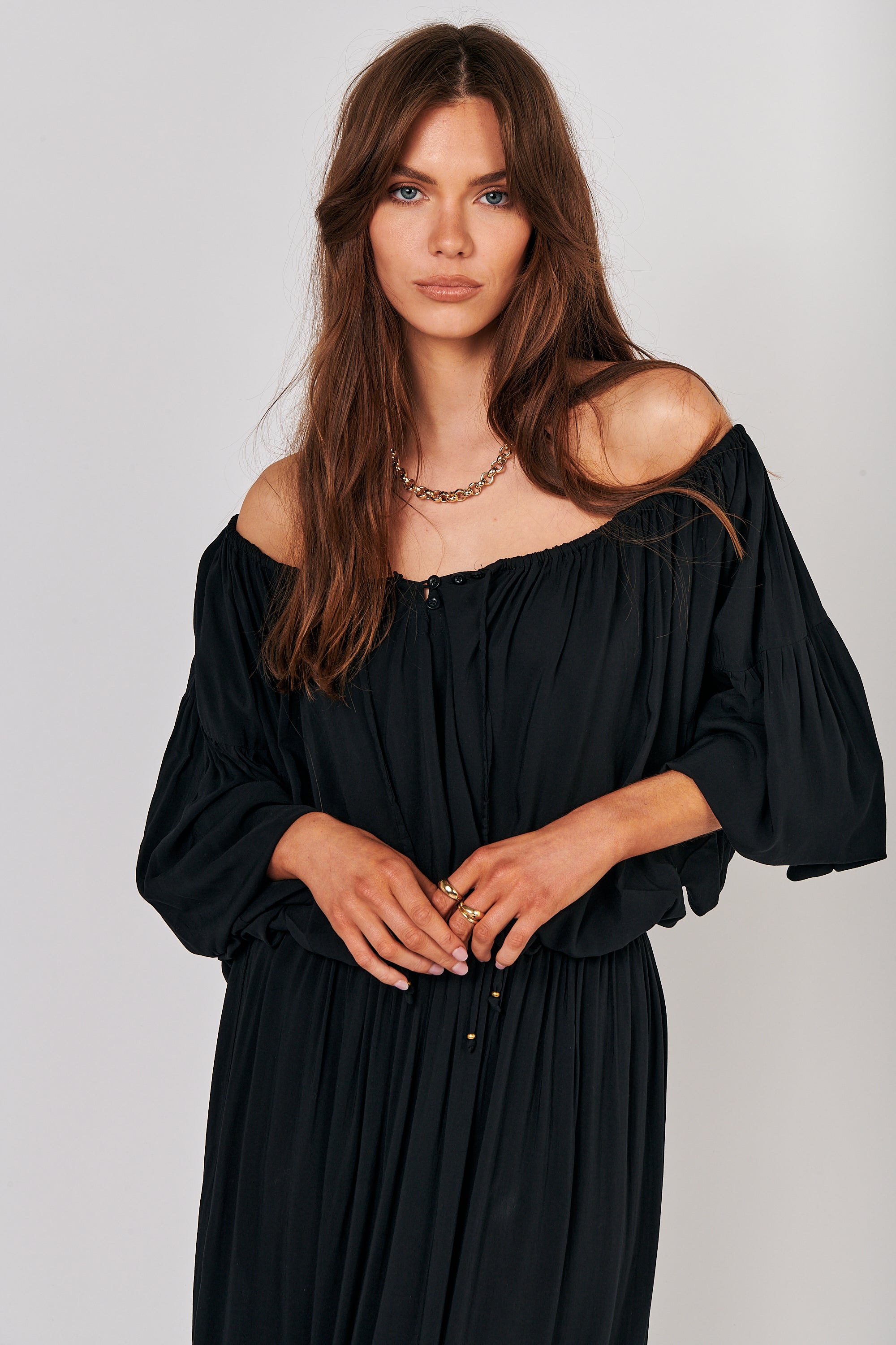 Milly Top | Black - Saffron Road
