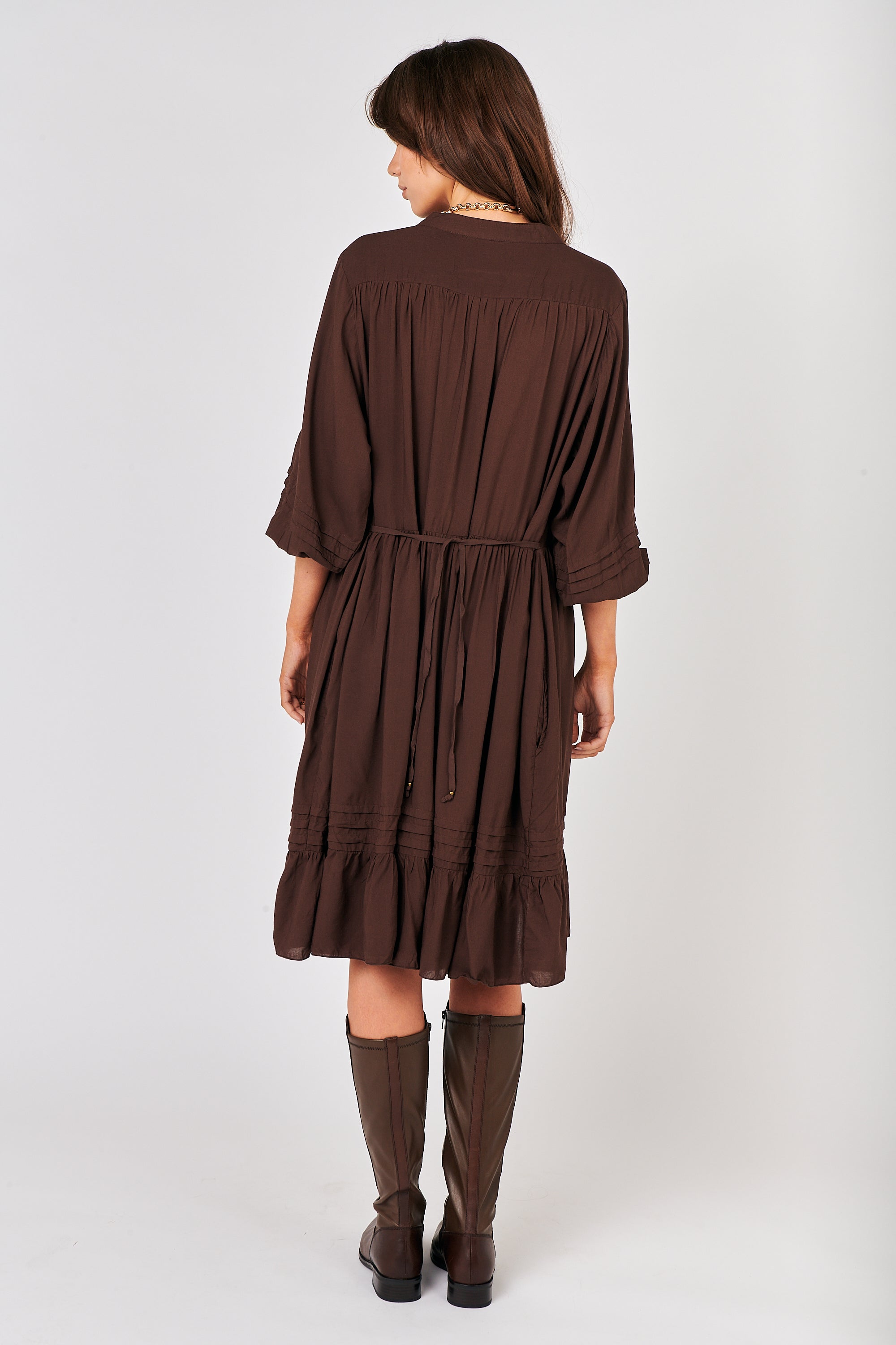 Juliette Dress MINI | Chocolate - Saffron Road