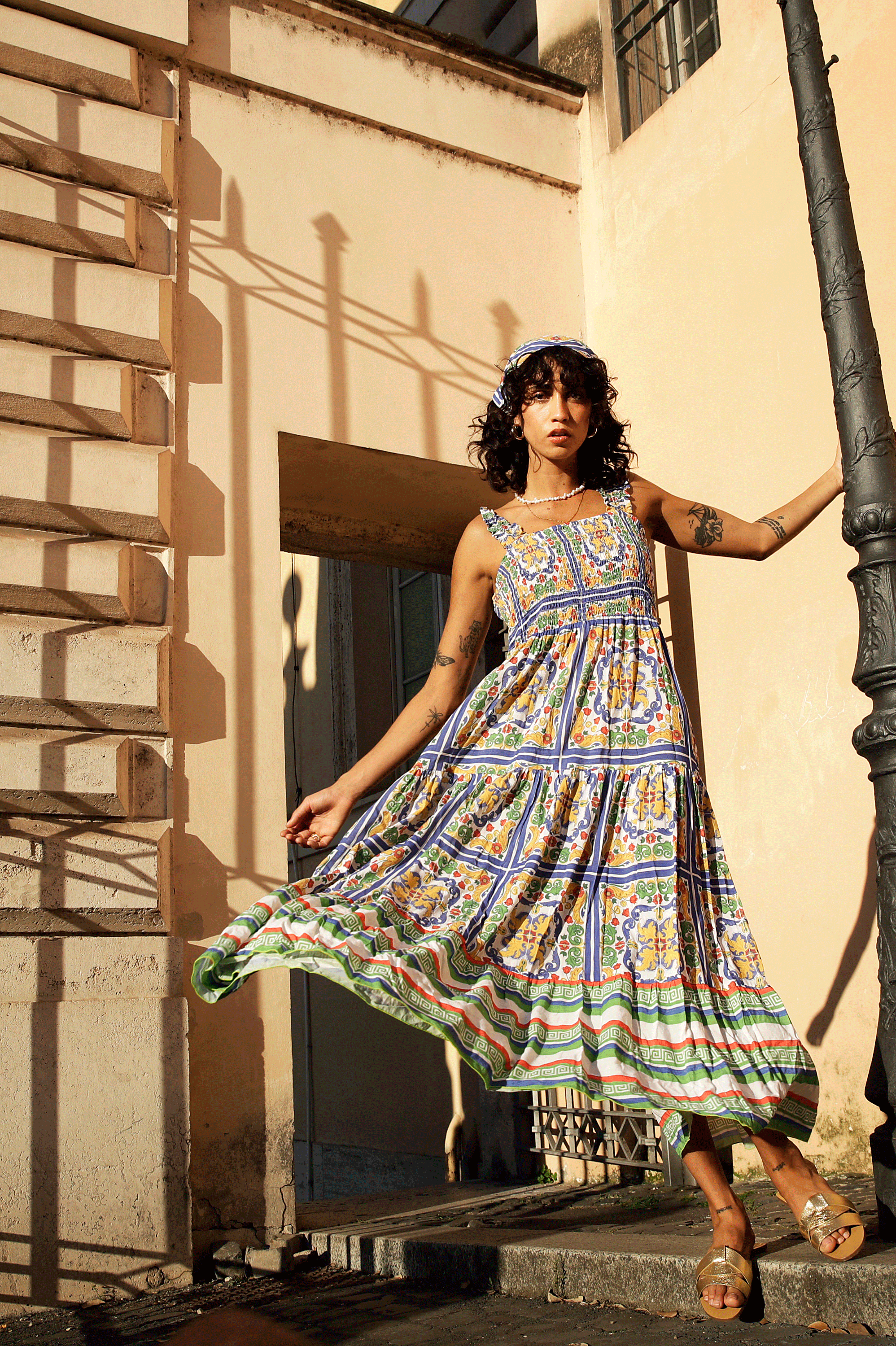 Malibu Dress | Sicilian Blue - Saffron Road