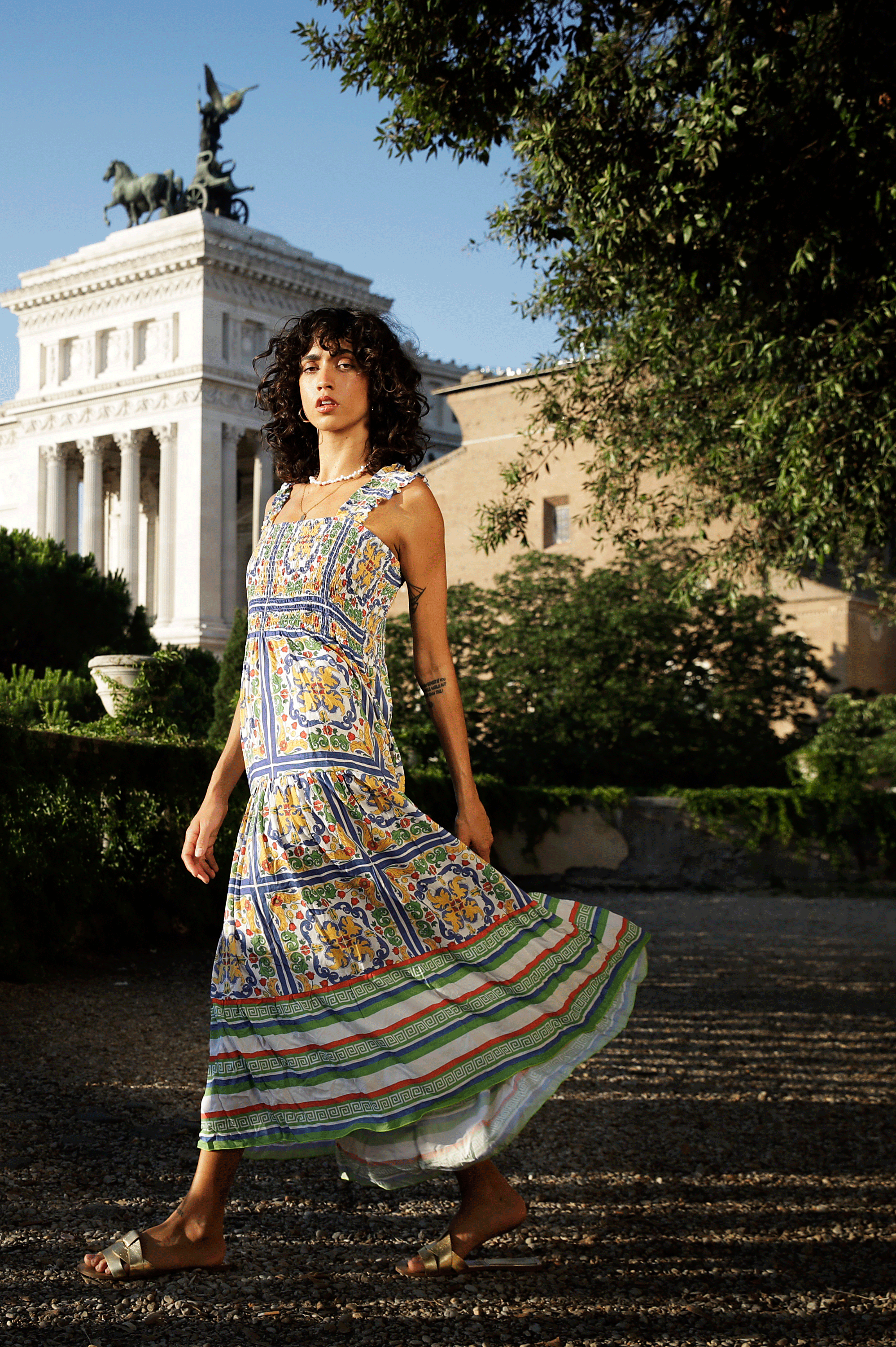 Malibu Dress | Sicilian Blue - Saffron Road