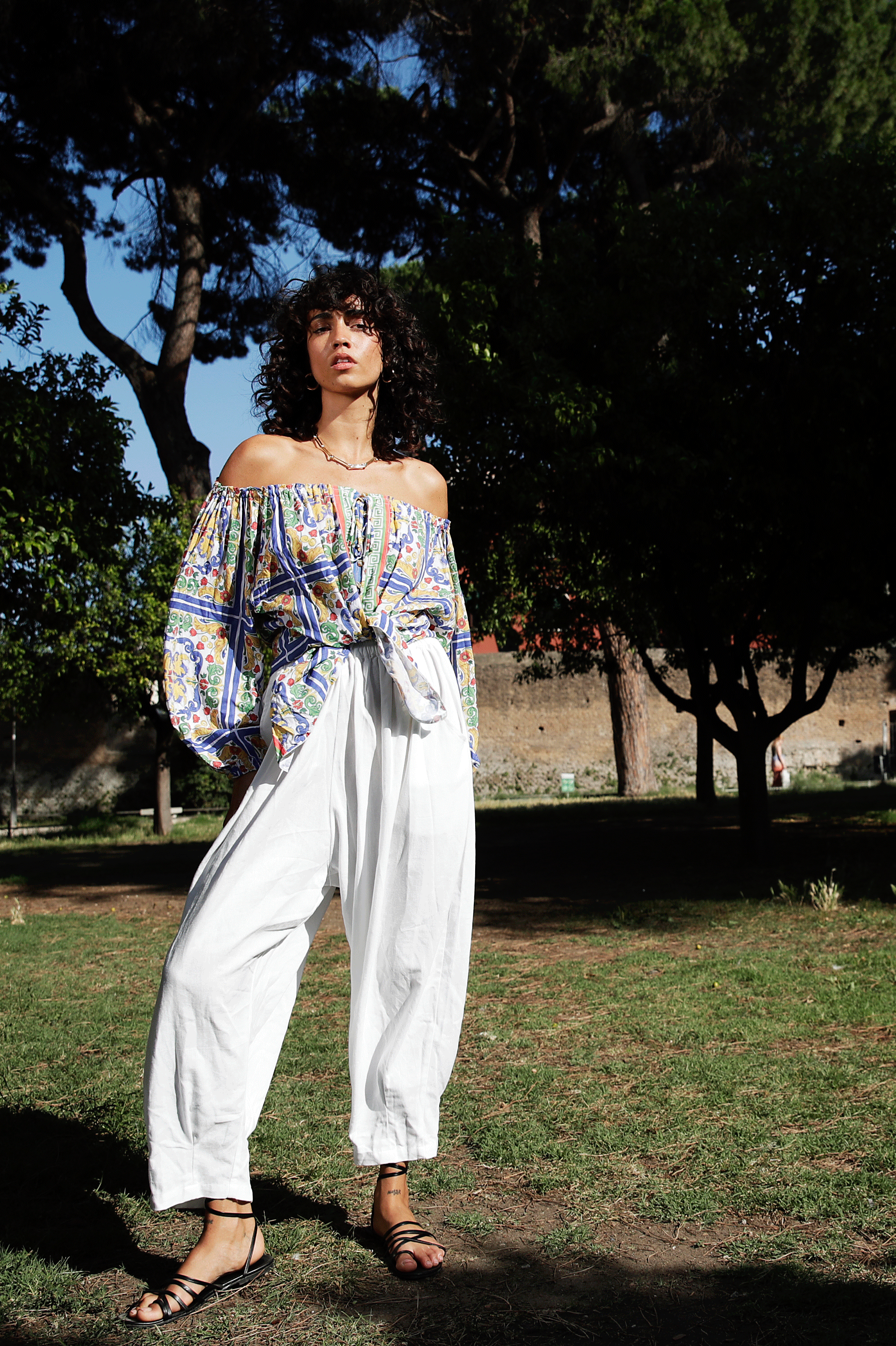 Paris Night Top | Sicilian Blue - Saffron Road
