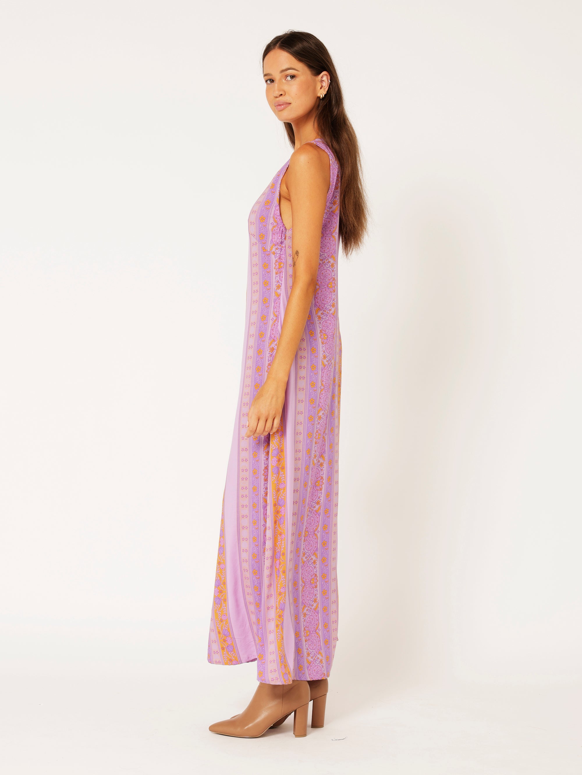 Viv Dress | MAXI | Moon Circle - Saffron Road