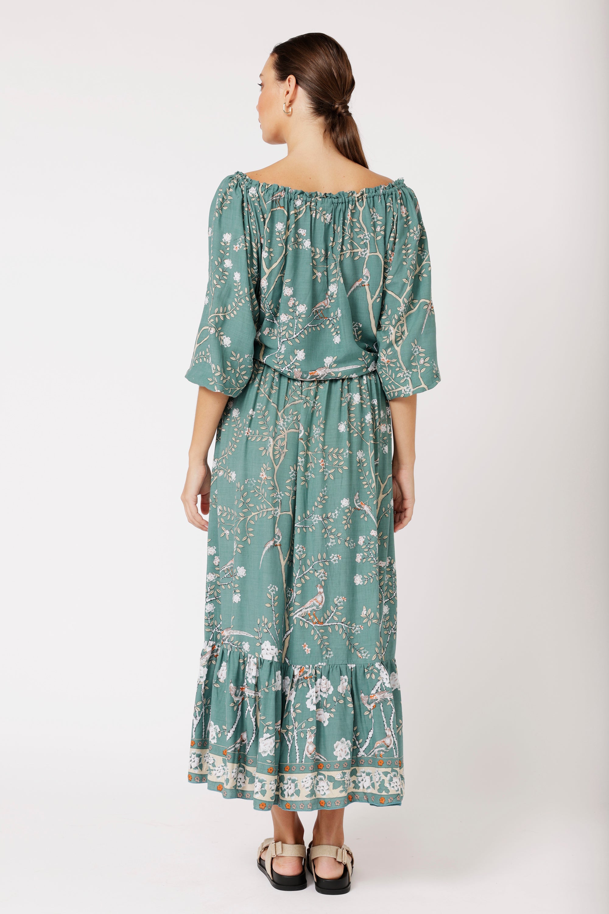 Eden Skirt | Lovebird Sage - Saffron Road