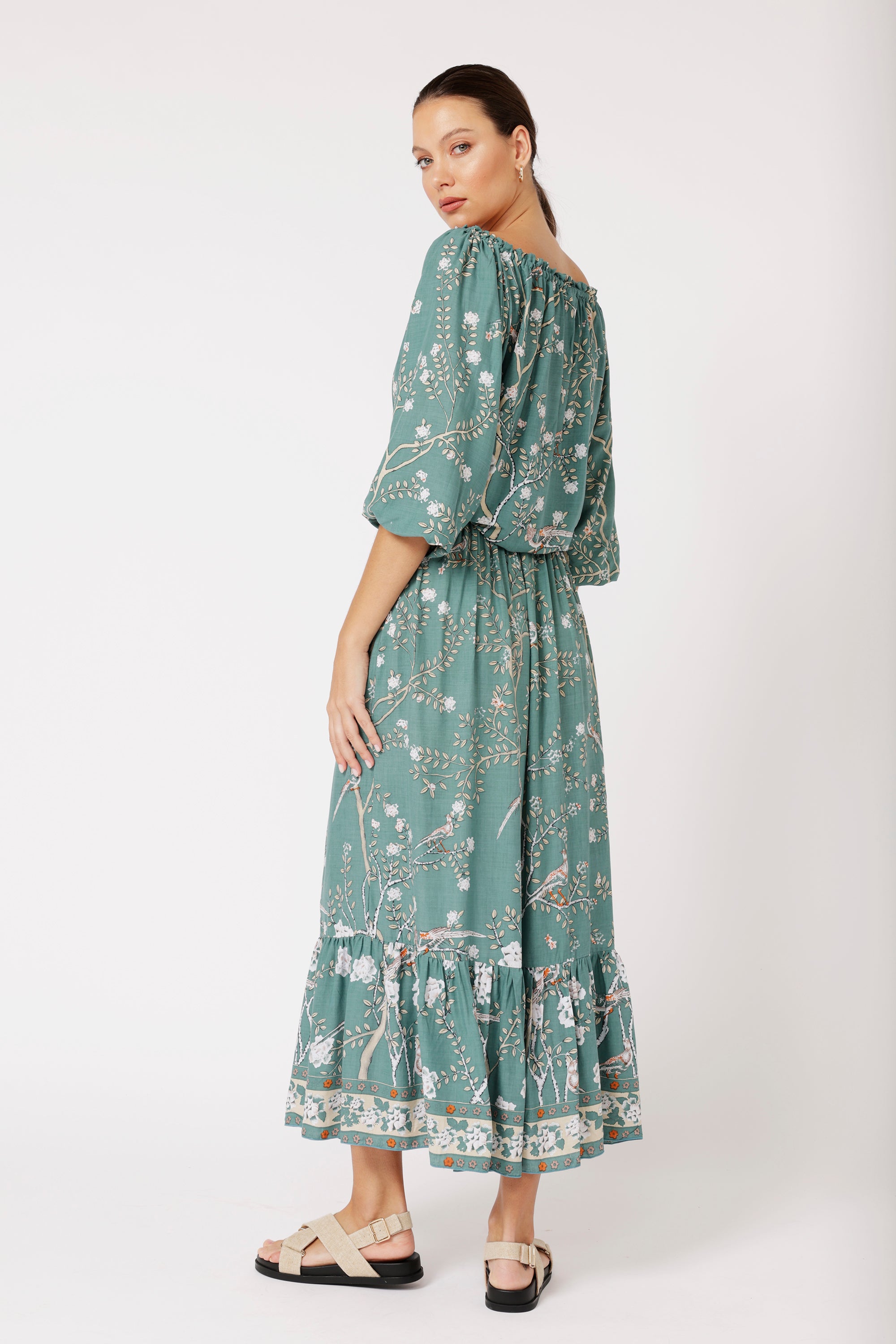 Eden Skirt | Lovebird Sage - Saffron Road