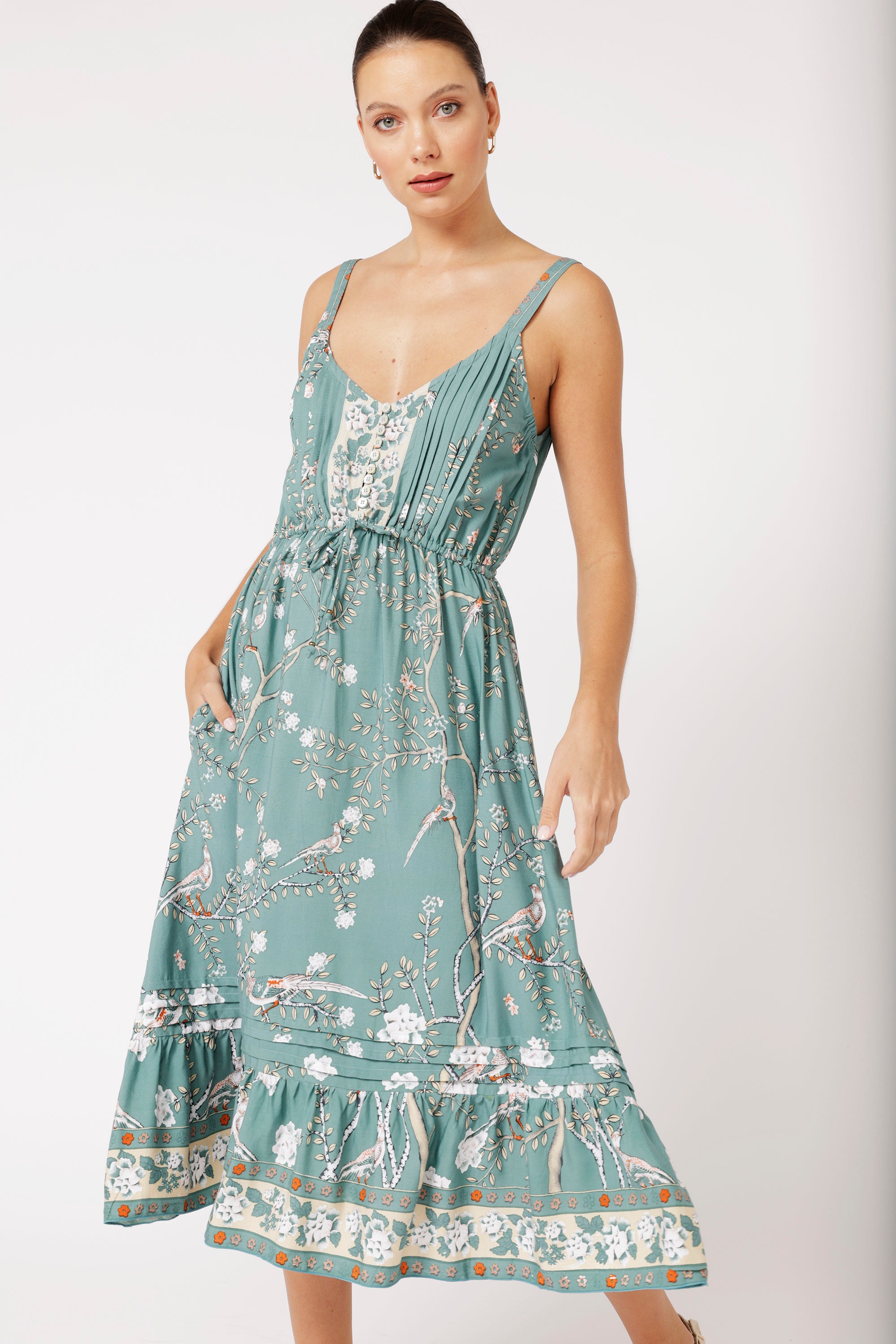 Summer Wanderlust MIDI | Lovebird Sage - Saffron Road