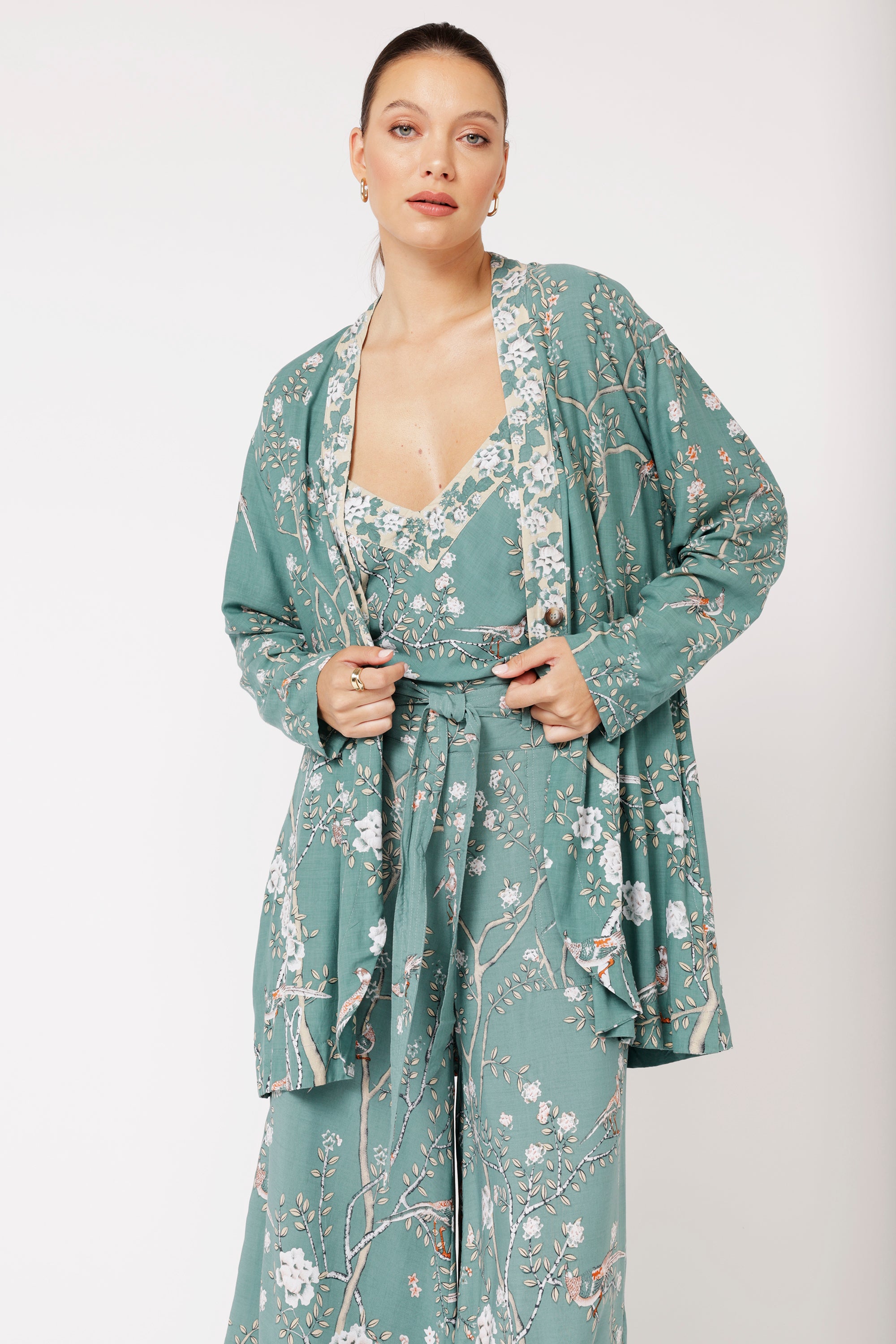 Blazer | Lovebird Sage - Saffron Road