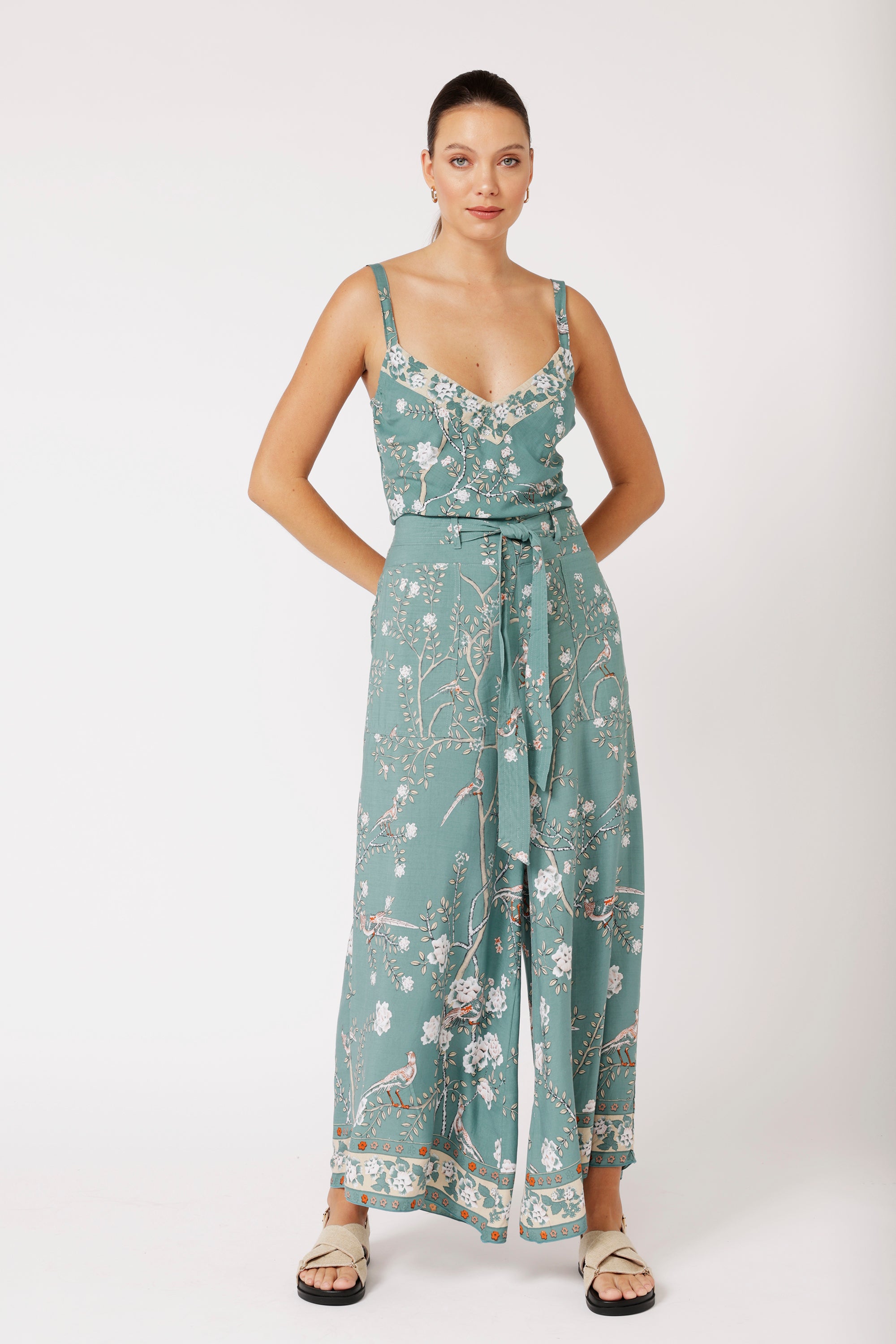 Slip Top | Lovebird Sage - Saffron Road