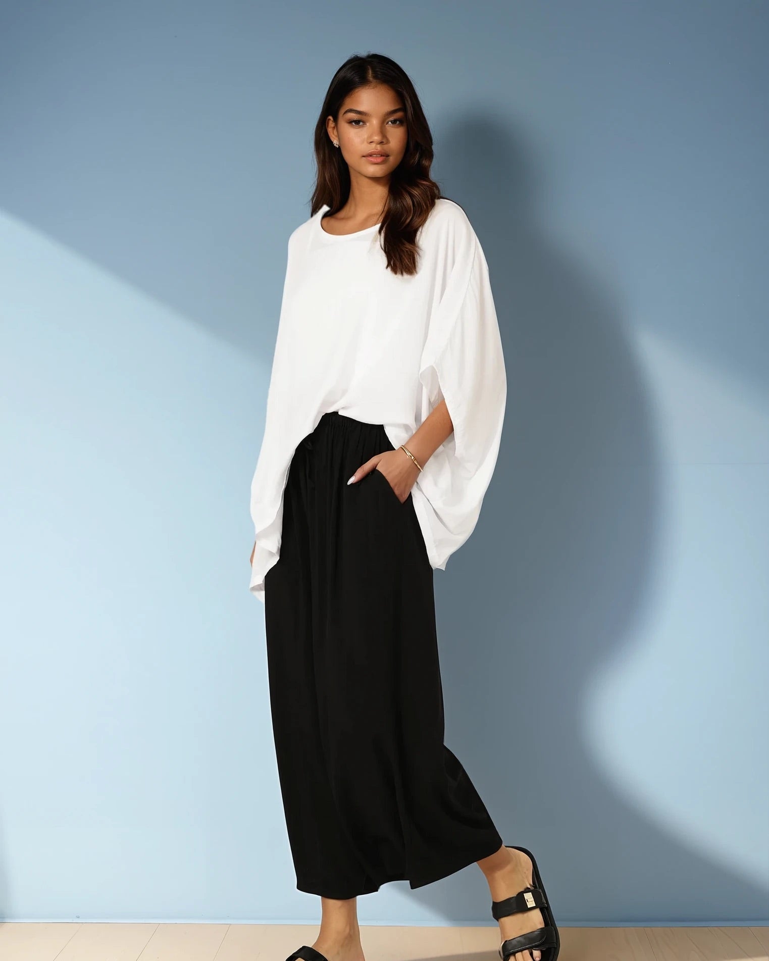 The Nat Top | White - Saffron Road