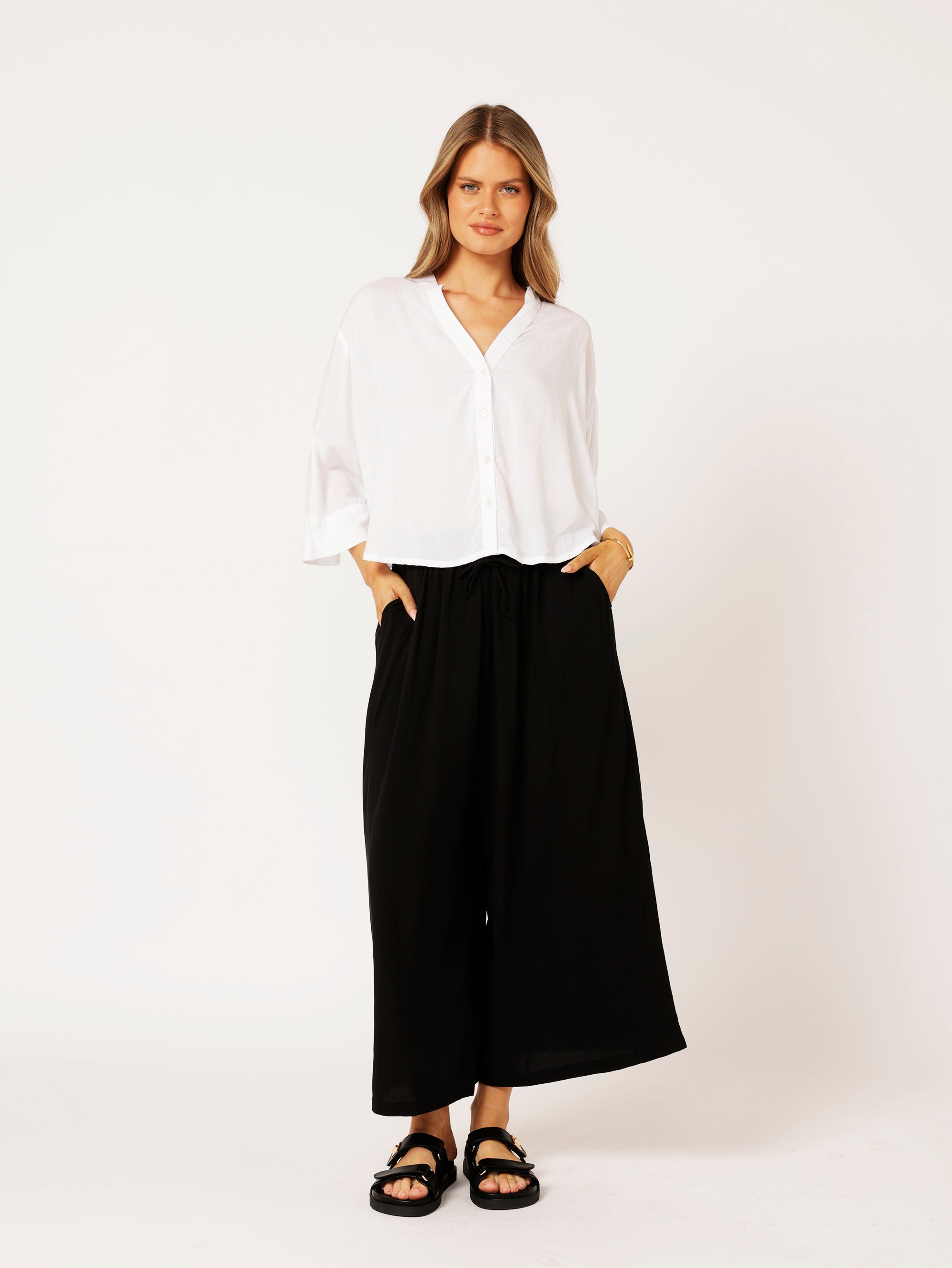Mini Maple Shirt | White - Saffron Road