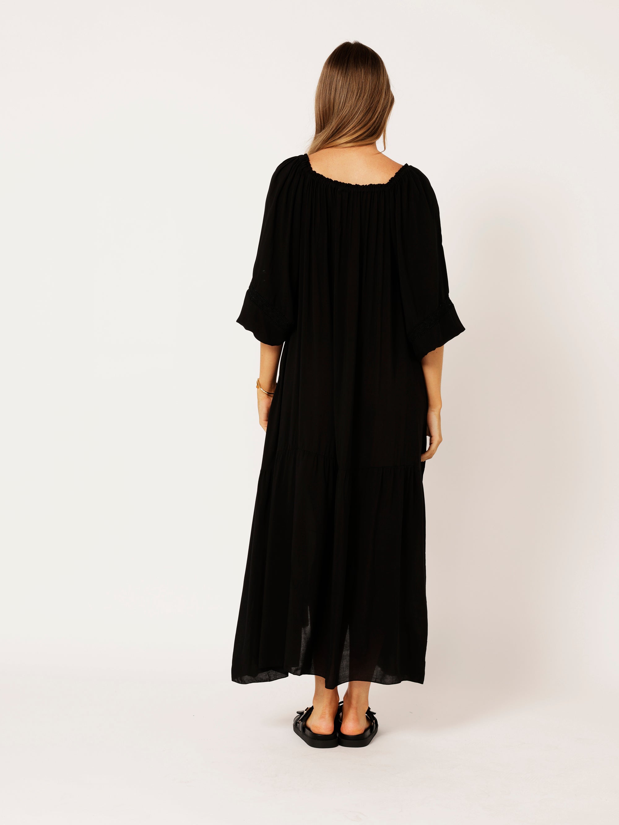 Stella Dress | Black - Saffron Road