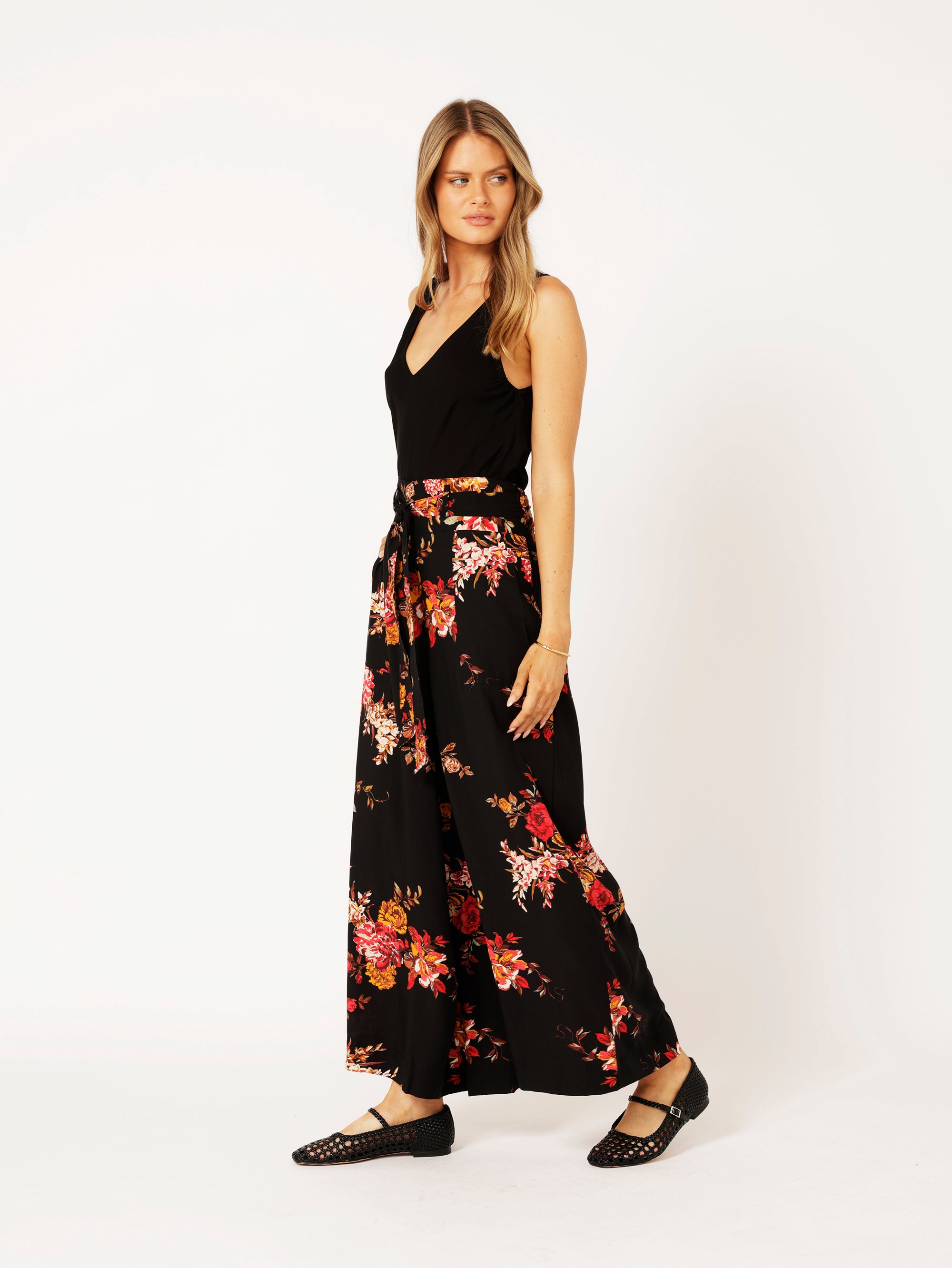 Wide Leg Lounge Pants | Senorita Rose - Saffron Road
