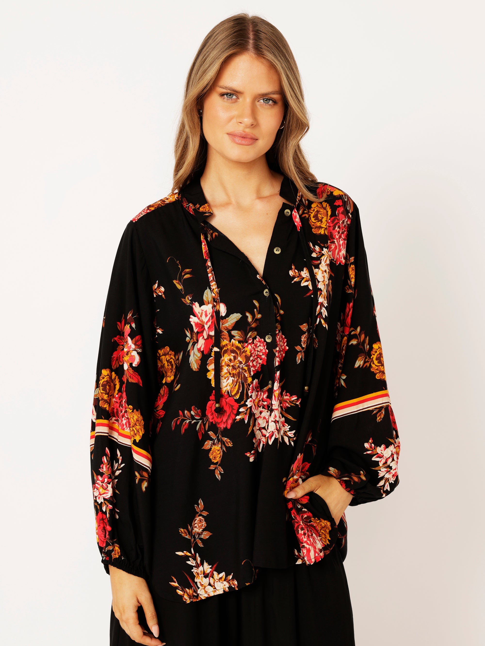 Luna Blouse | Senorita Rose - Saffron Road