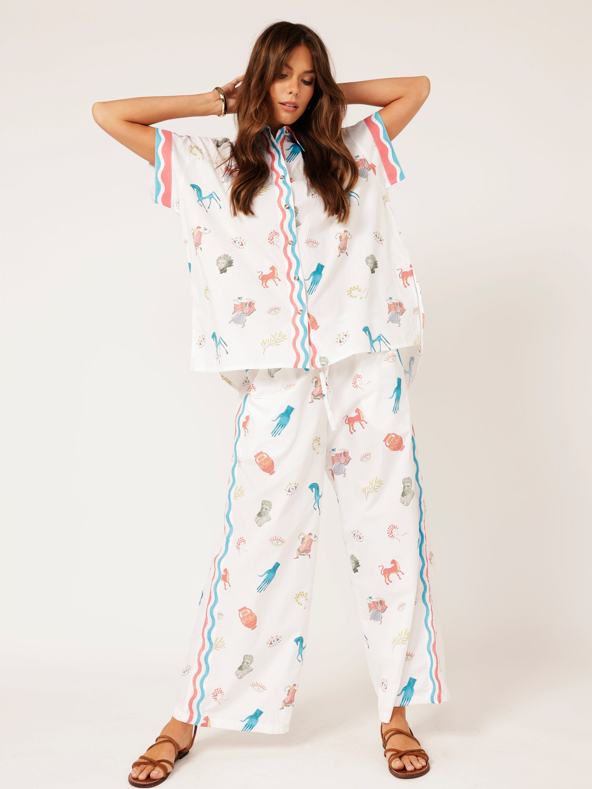 Military Shirt | Grecian White - Saffron Road