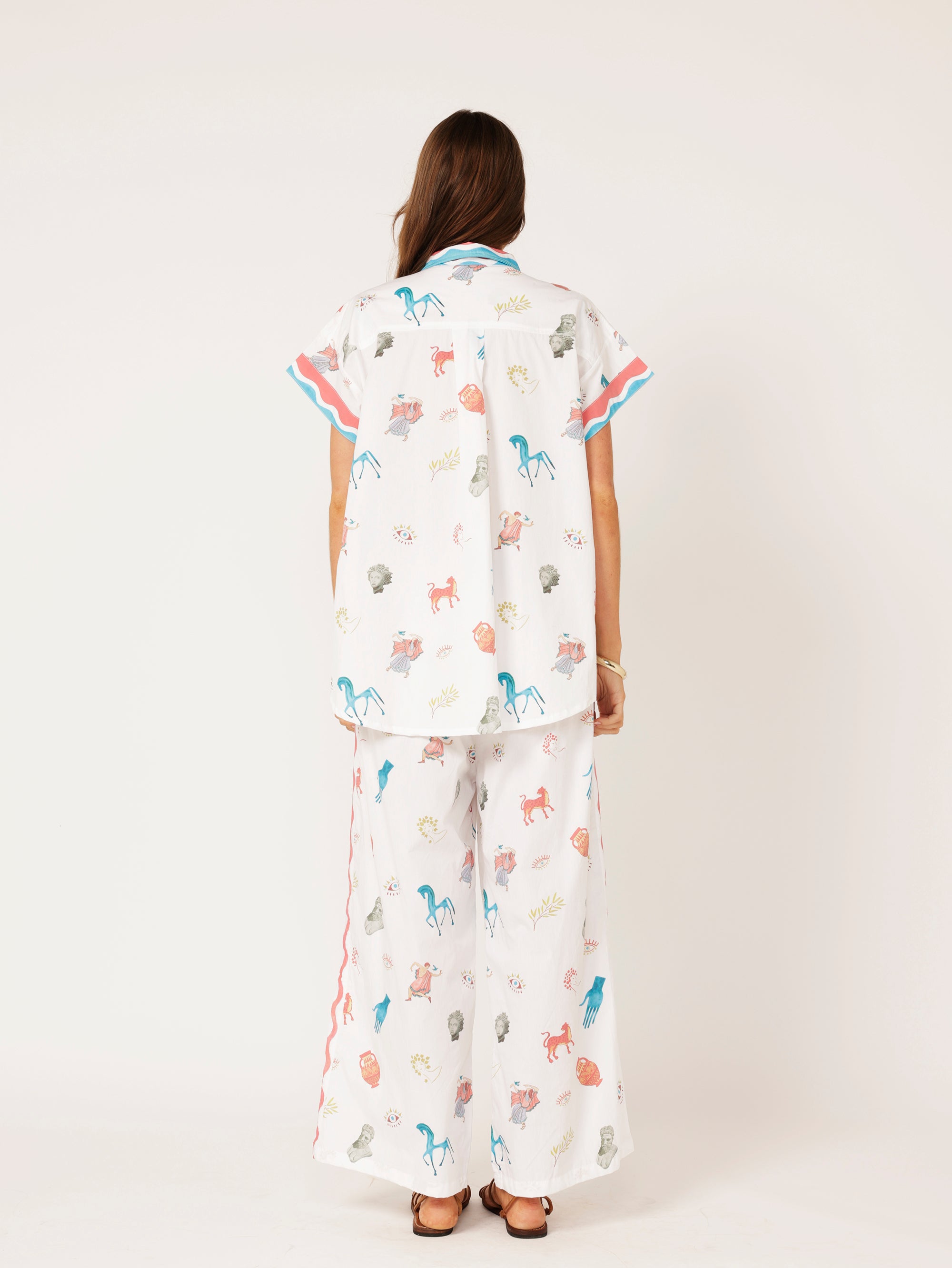 Military Shirt | Grecian White - Saffron Road