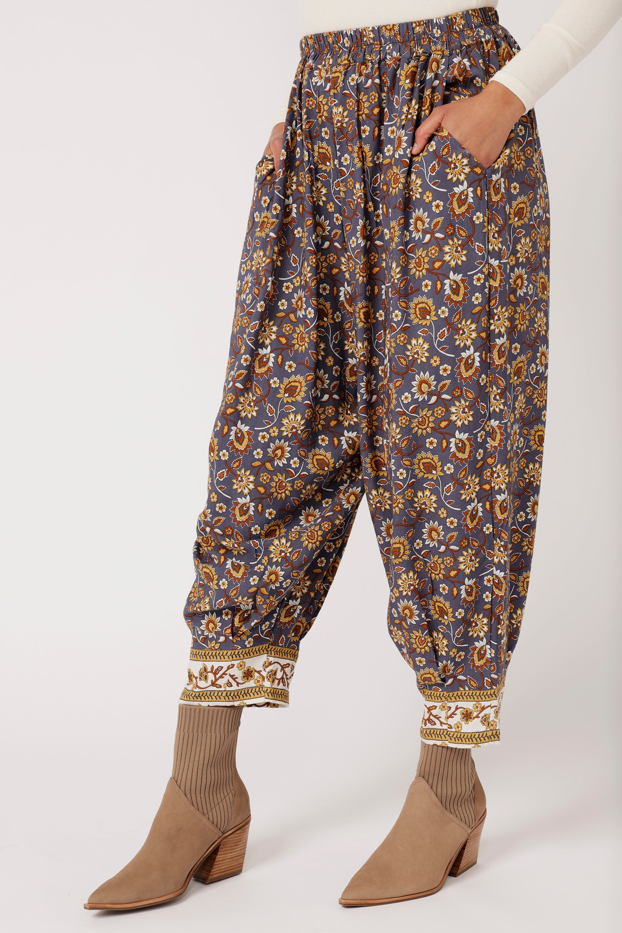 Paradise Pant | Earth Flower - Saffron Road