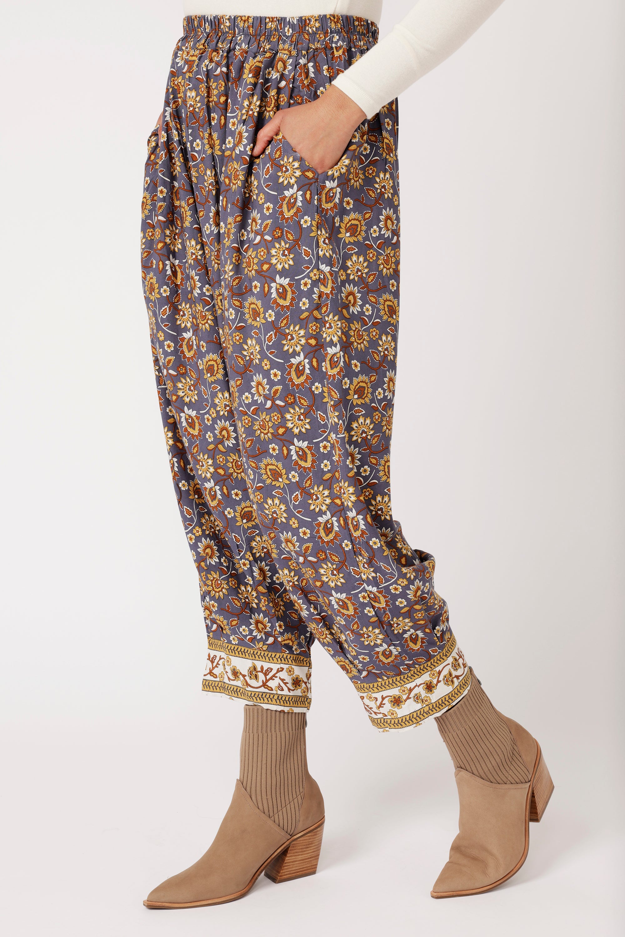 Paradise Pant | Earth Flower - Saffron Road