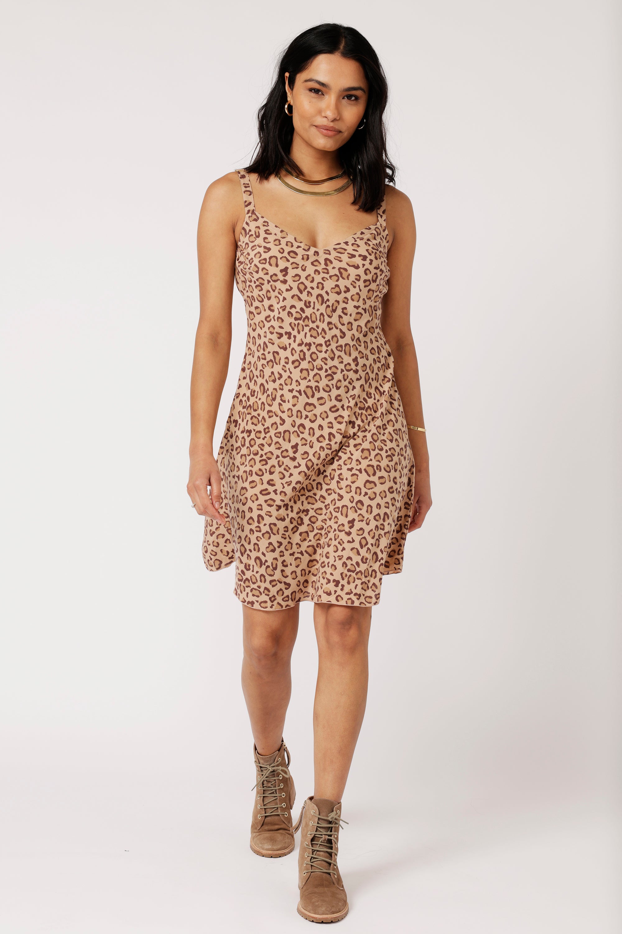 Slip Dress MINI | Leopard - Saffron Road