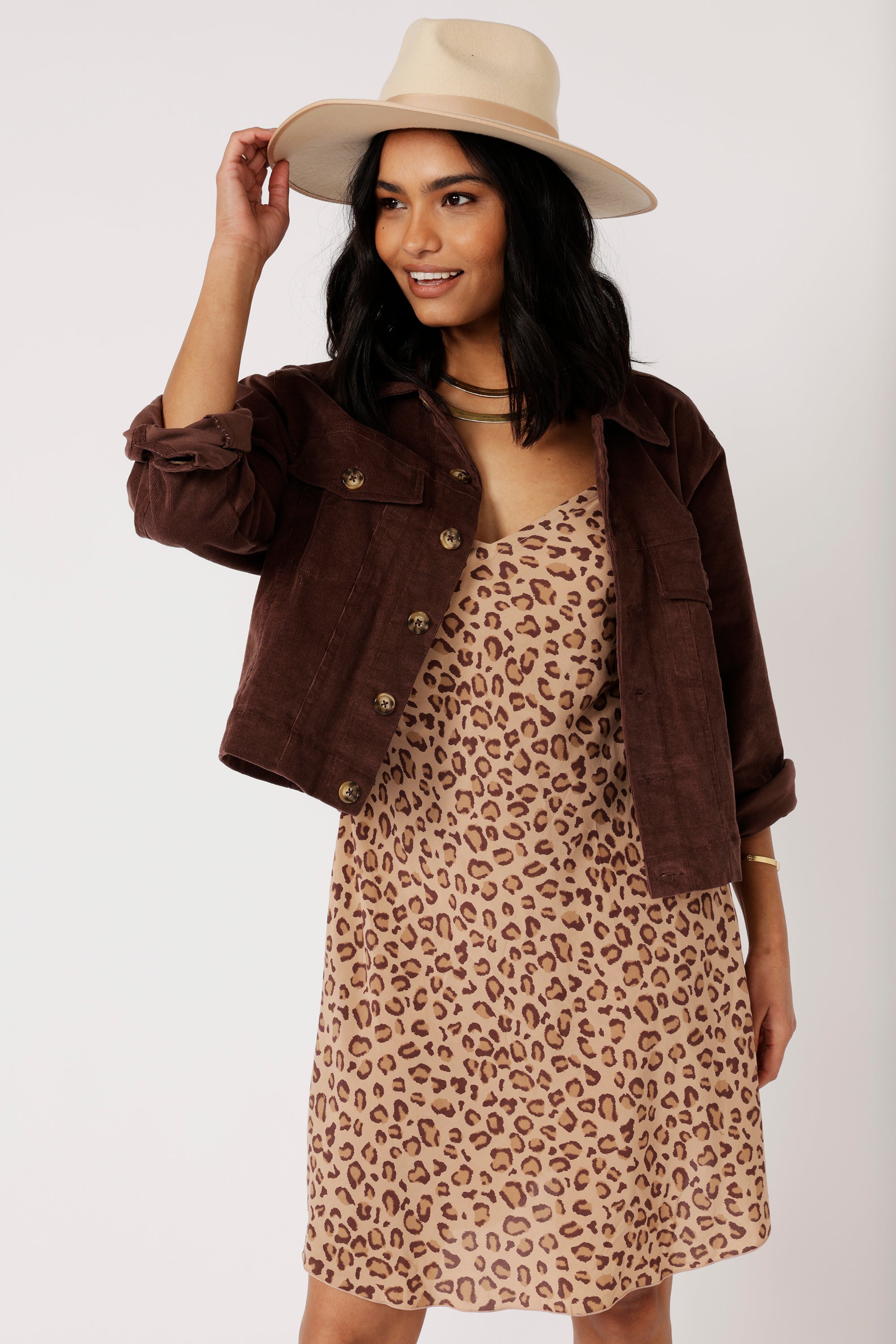 Slip Dress MINI | Leopard - Saffron Road