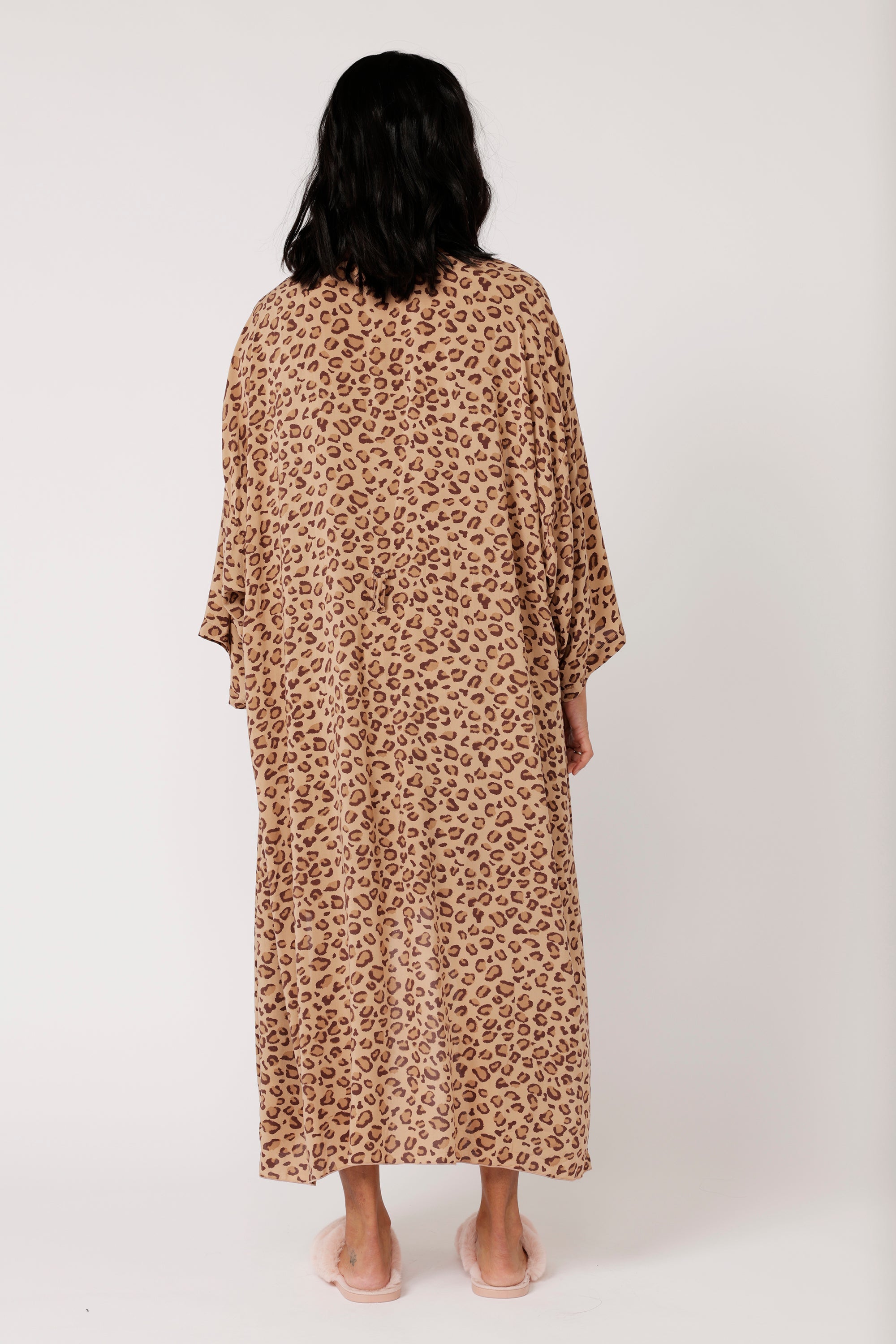 Kimono LONG | Leopard - Saffron Road