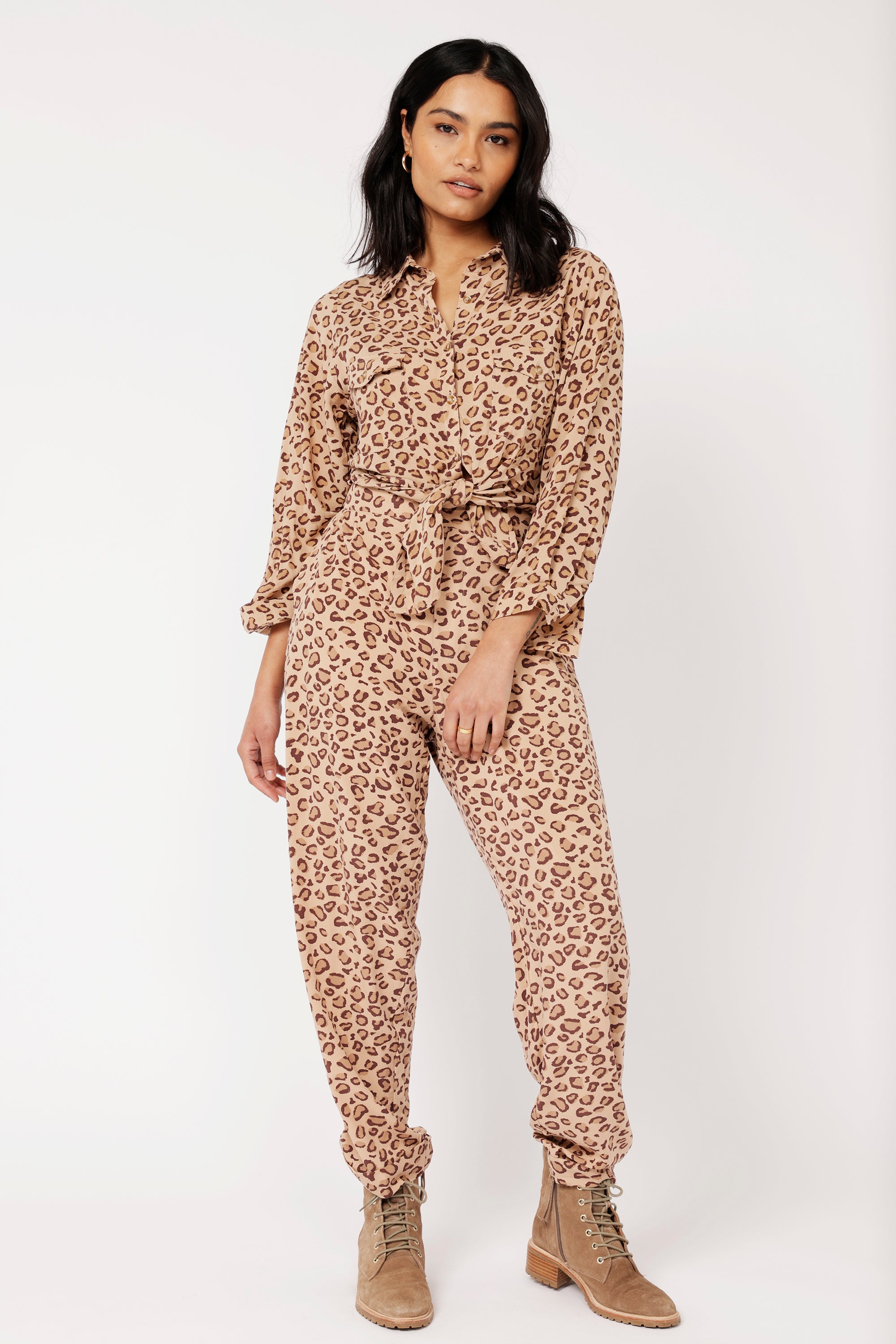 Roma Pant | Leopard - Saffron Road