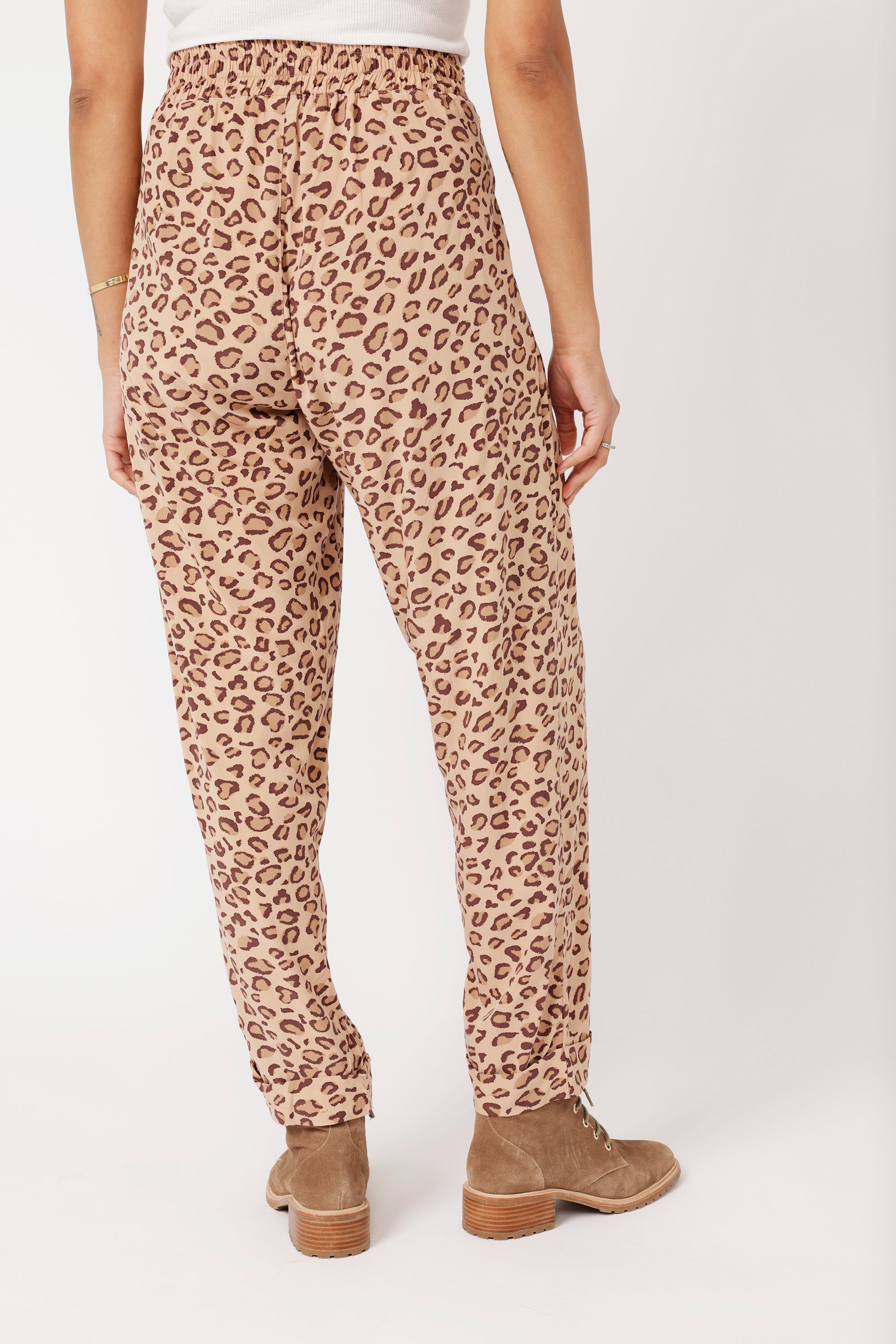 Roma Pant | Leopard - Saffron Road