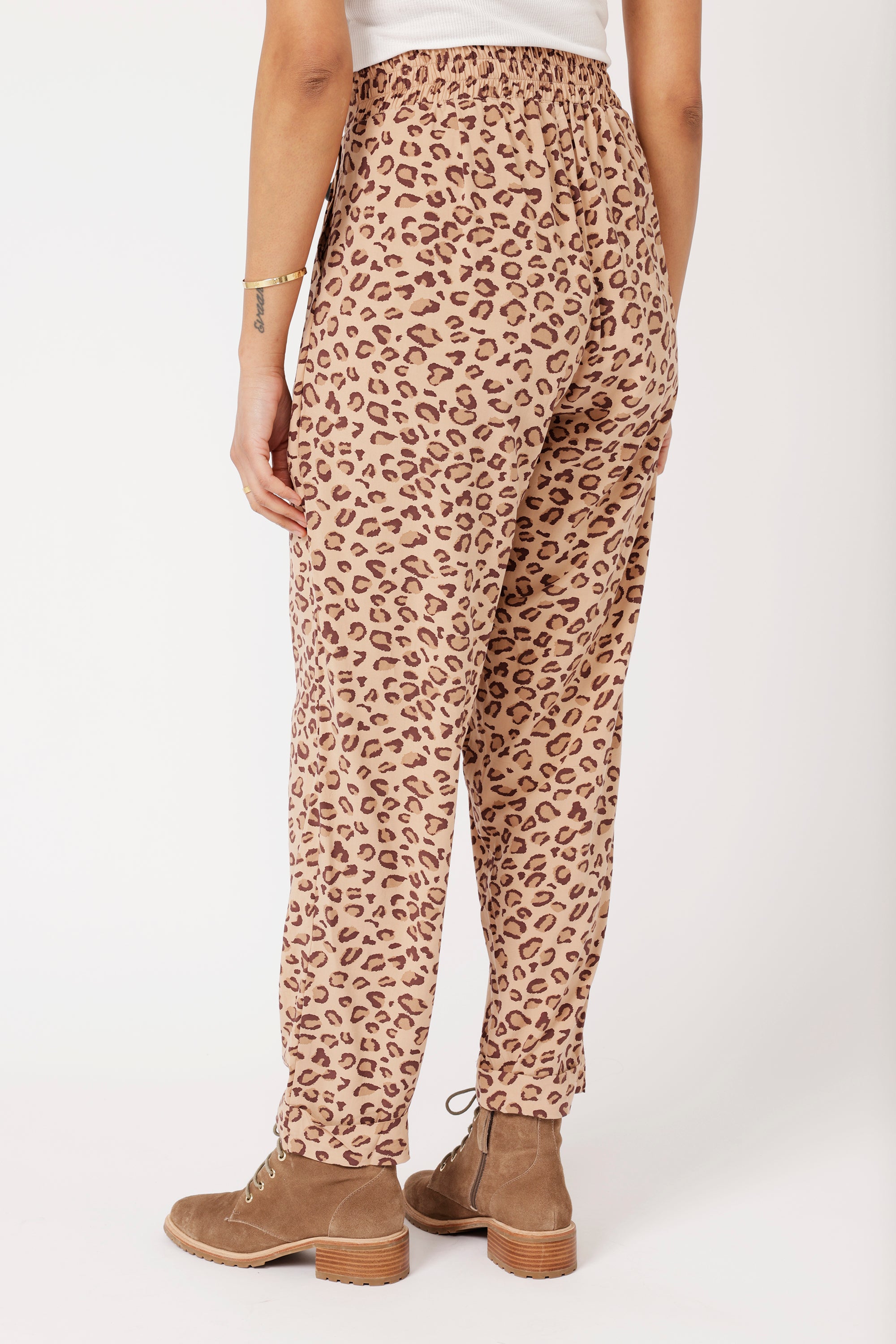 Roma Pant | Leopard - Saffron Road