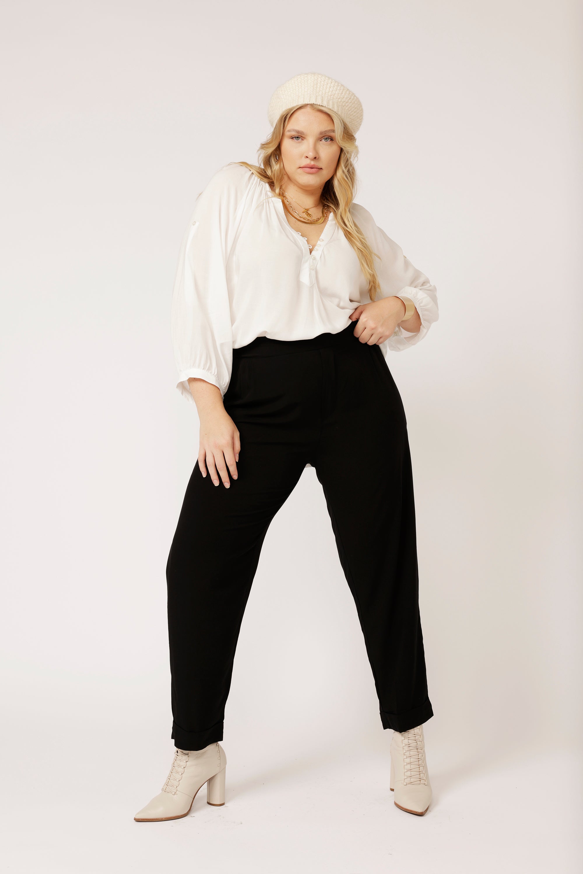 Roma Pant | Black - Saffron Road