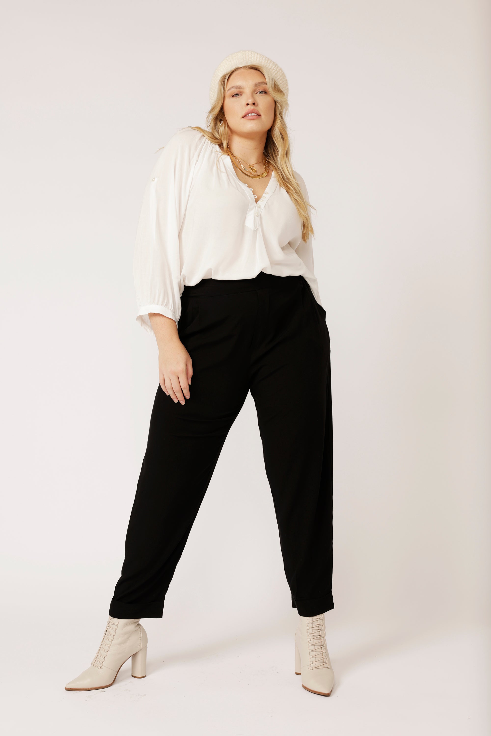 Roma Pant | Black - Saffron Road