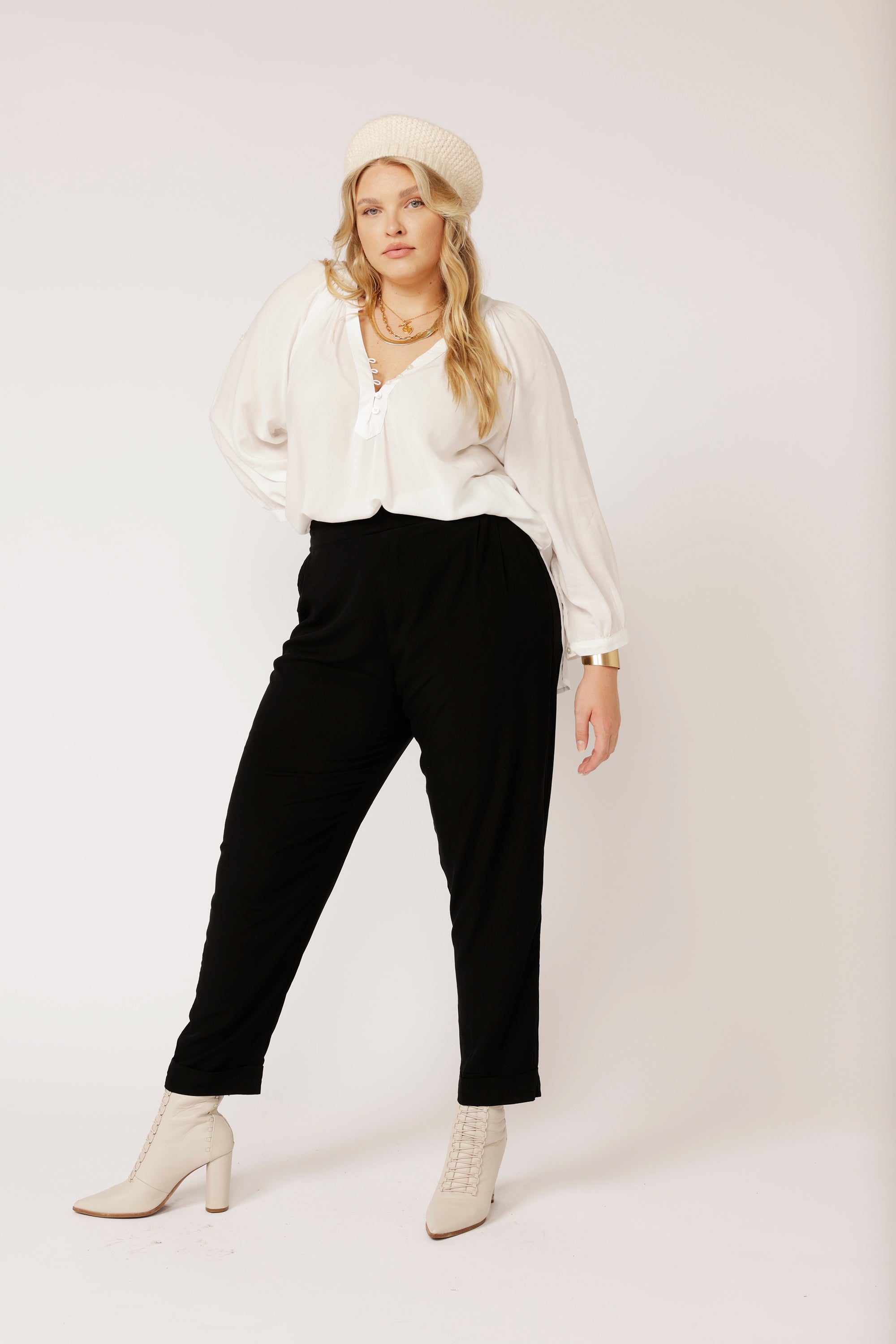 Roma Pant | Black - Saffron Road