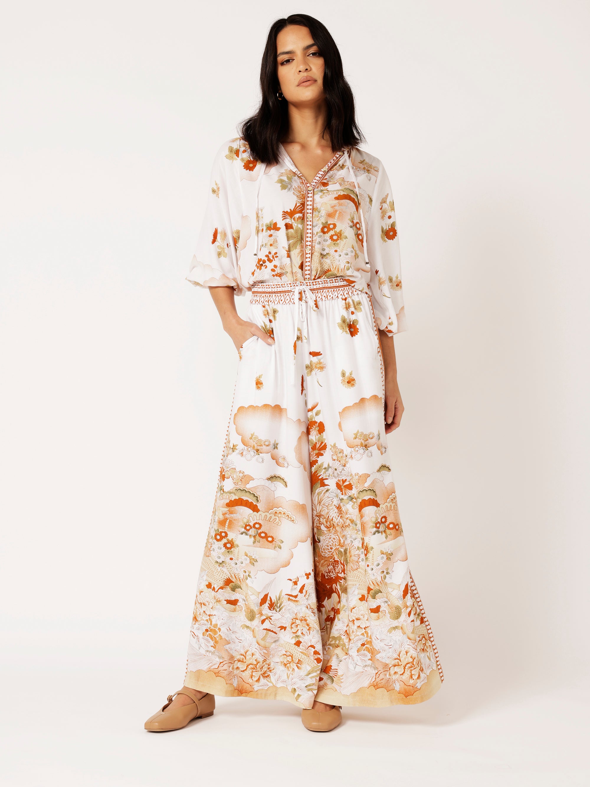 Palazzo Pant | Tokyo Cinnamon - Saffron Road
