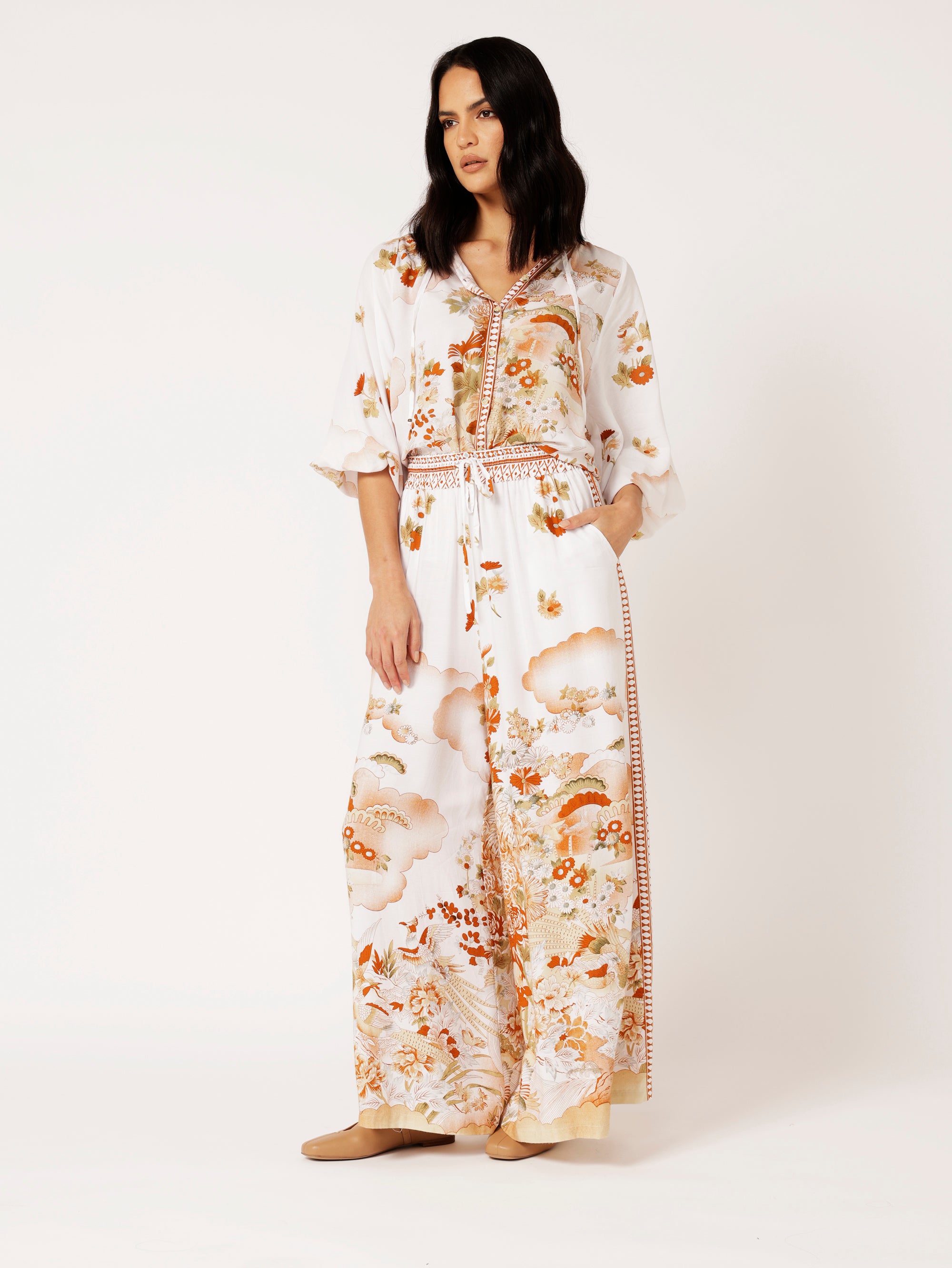Palazzo Pant | Tokyo Cinnamon - Saffron Road