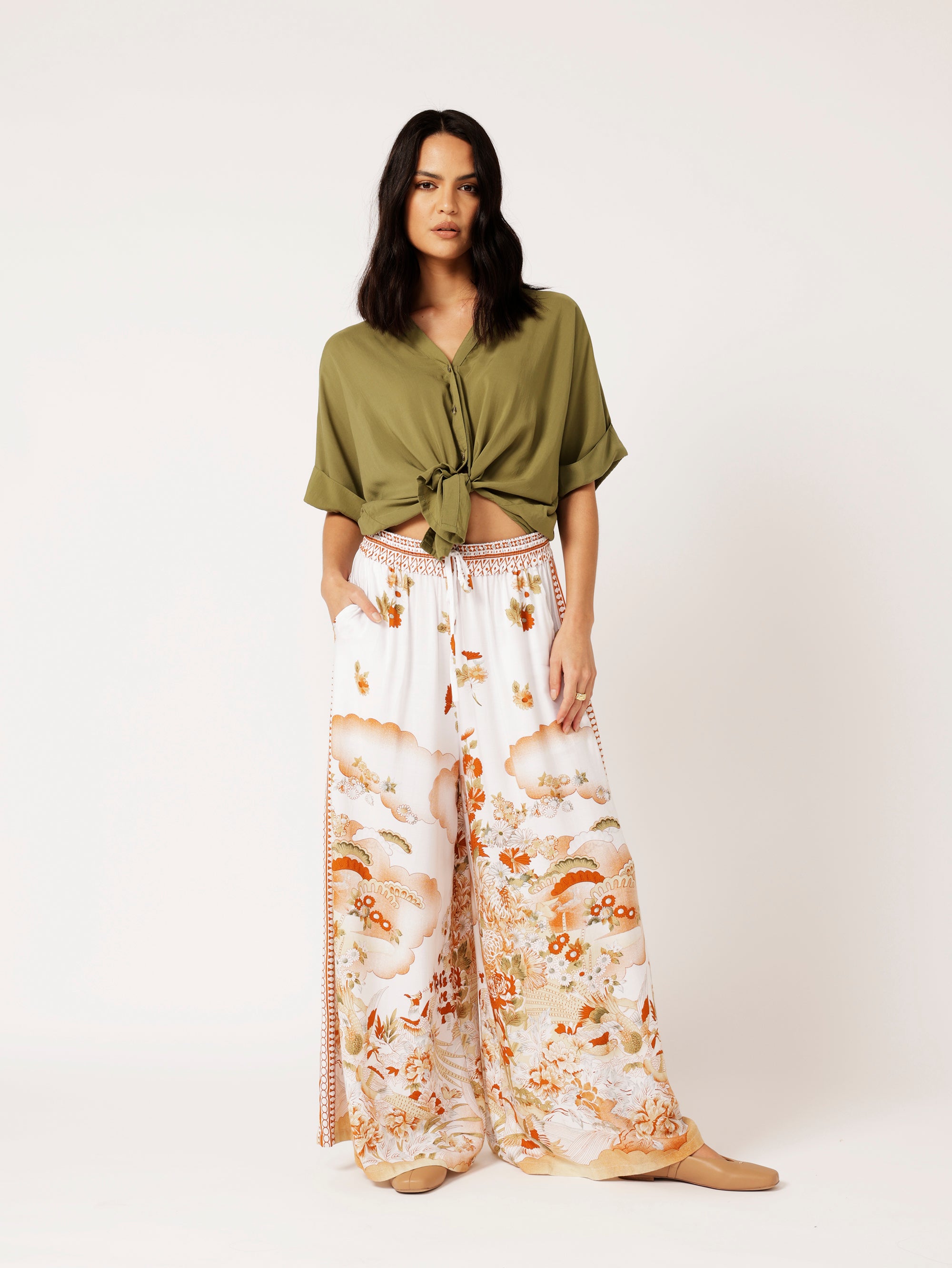 Palazzo Pant | Tokyo Cinnamon - Saffron Road