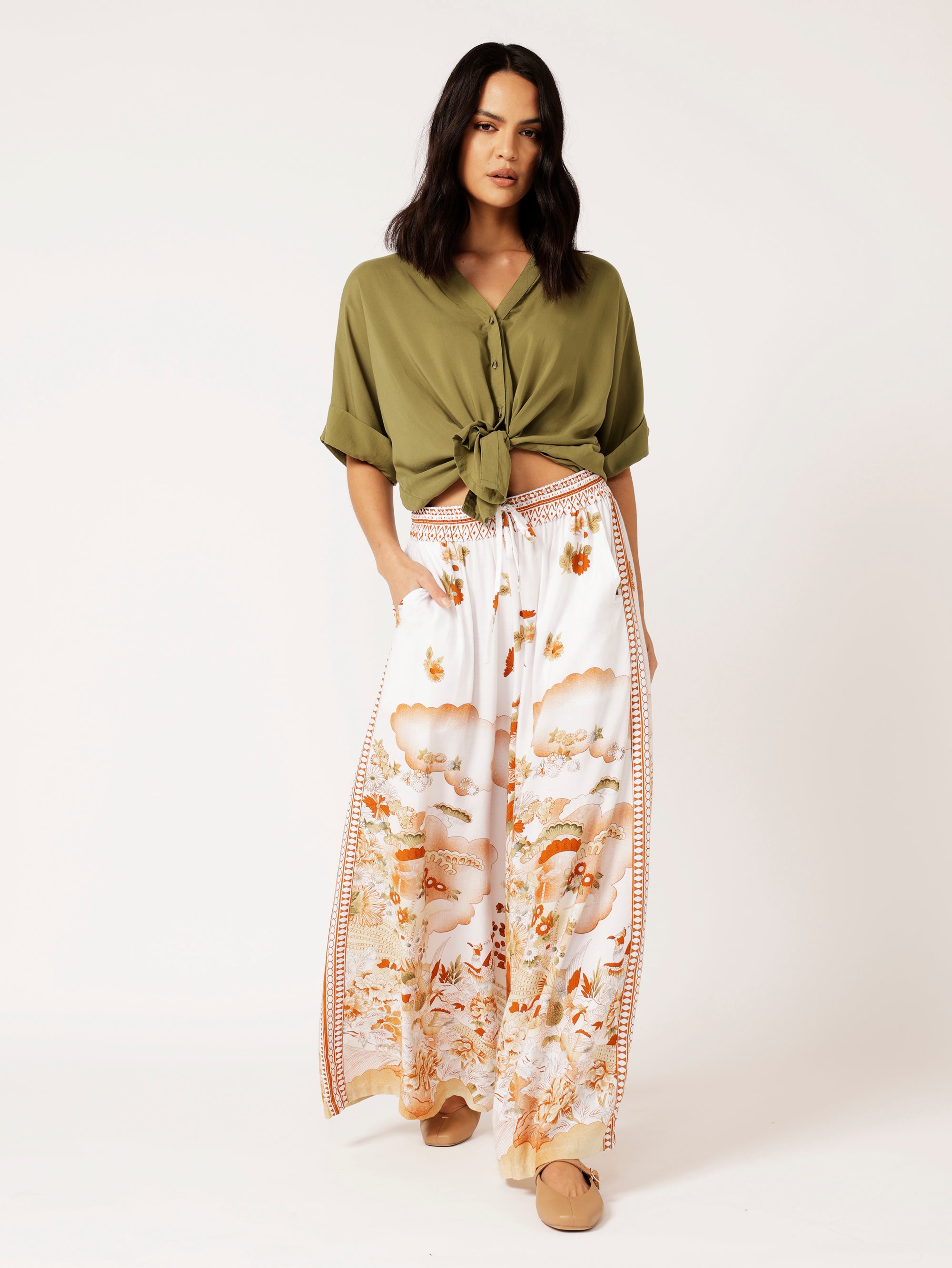 Madison Shirt | Olive - Saffron Road