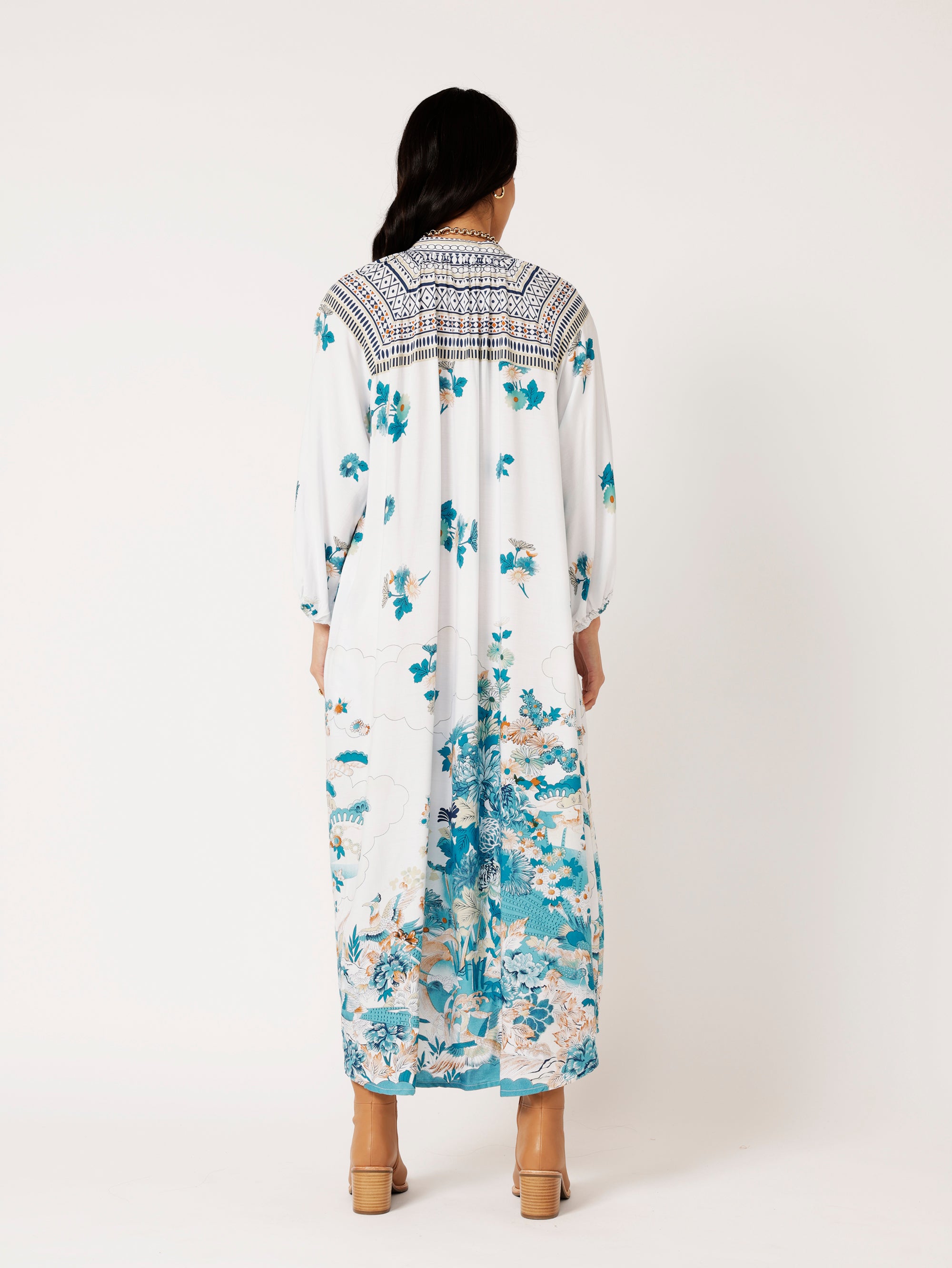 Take Me Away Dress | Tokyo Teal - Saffron Road