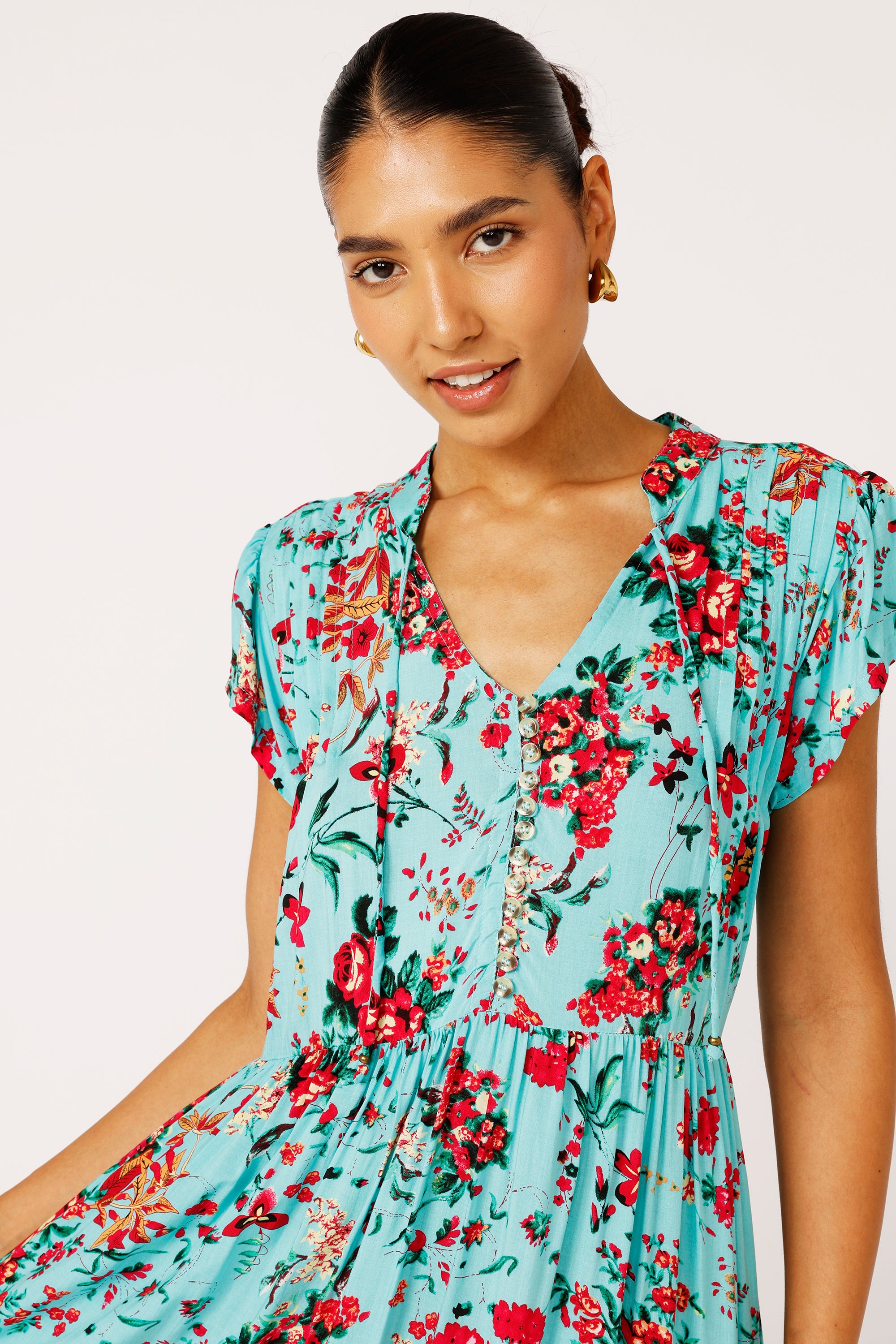 Juliette Dress MIDI | Antique Rose - Saffron Road