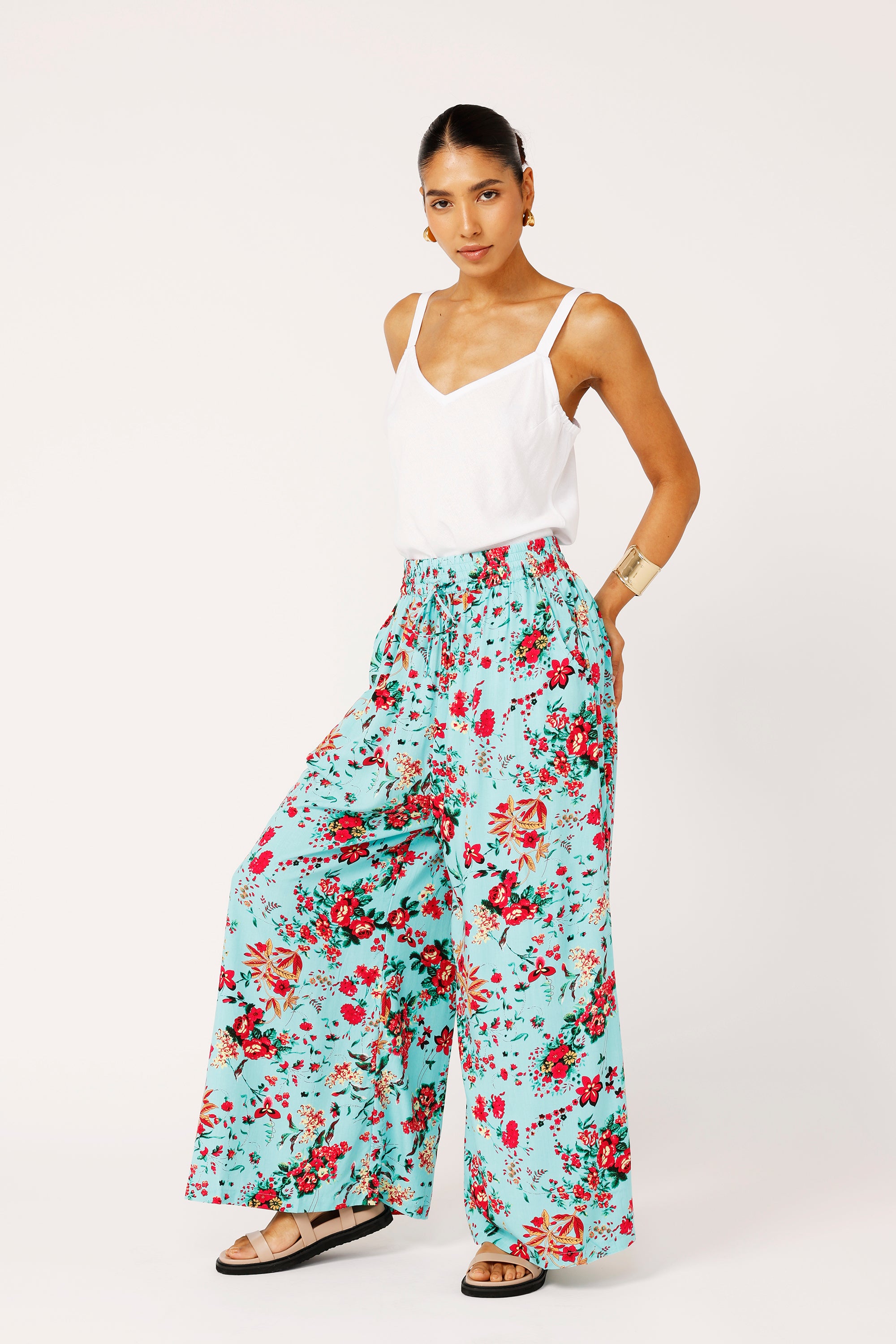 Palazzo Pant | Antique Rose - Saffron Road