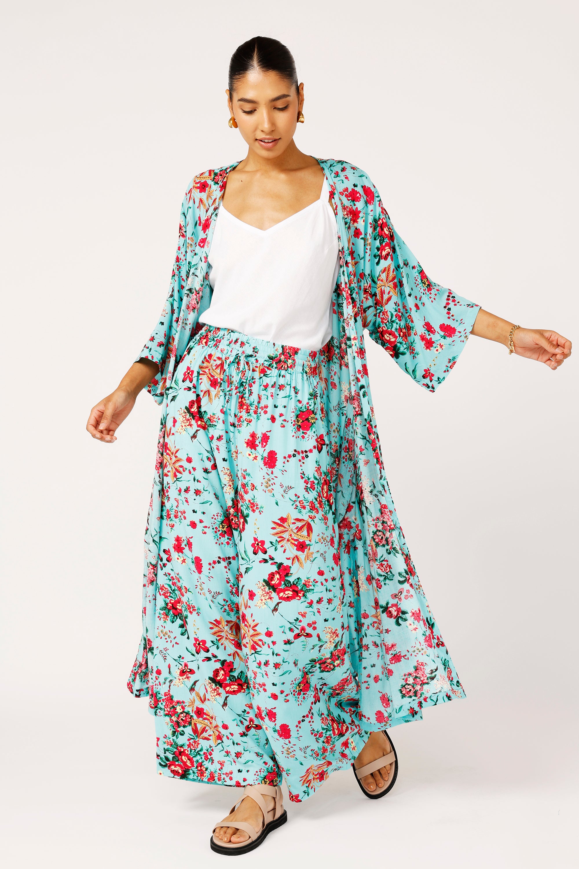 Kimono MIDI | Antique Rose - Saffron Road