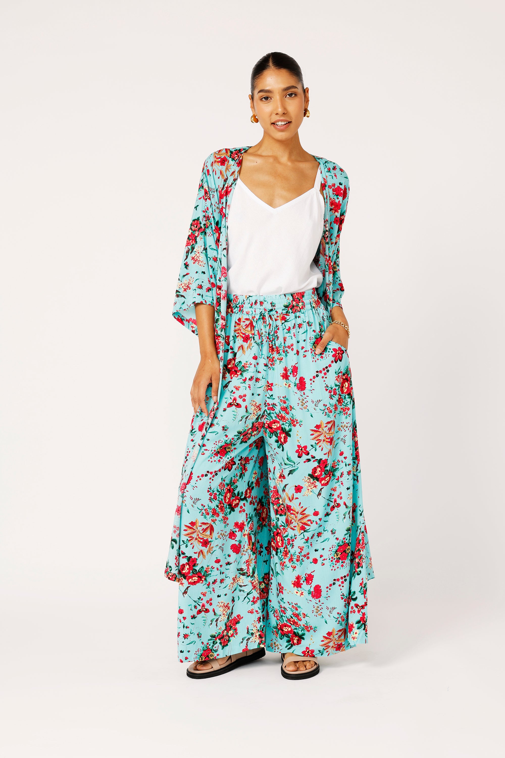 Kimono MIDI | Antique Rose - Saffron Road