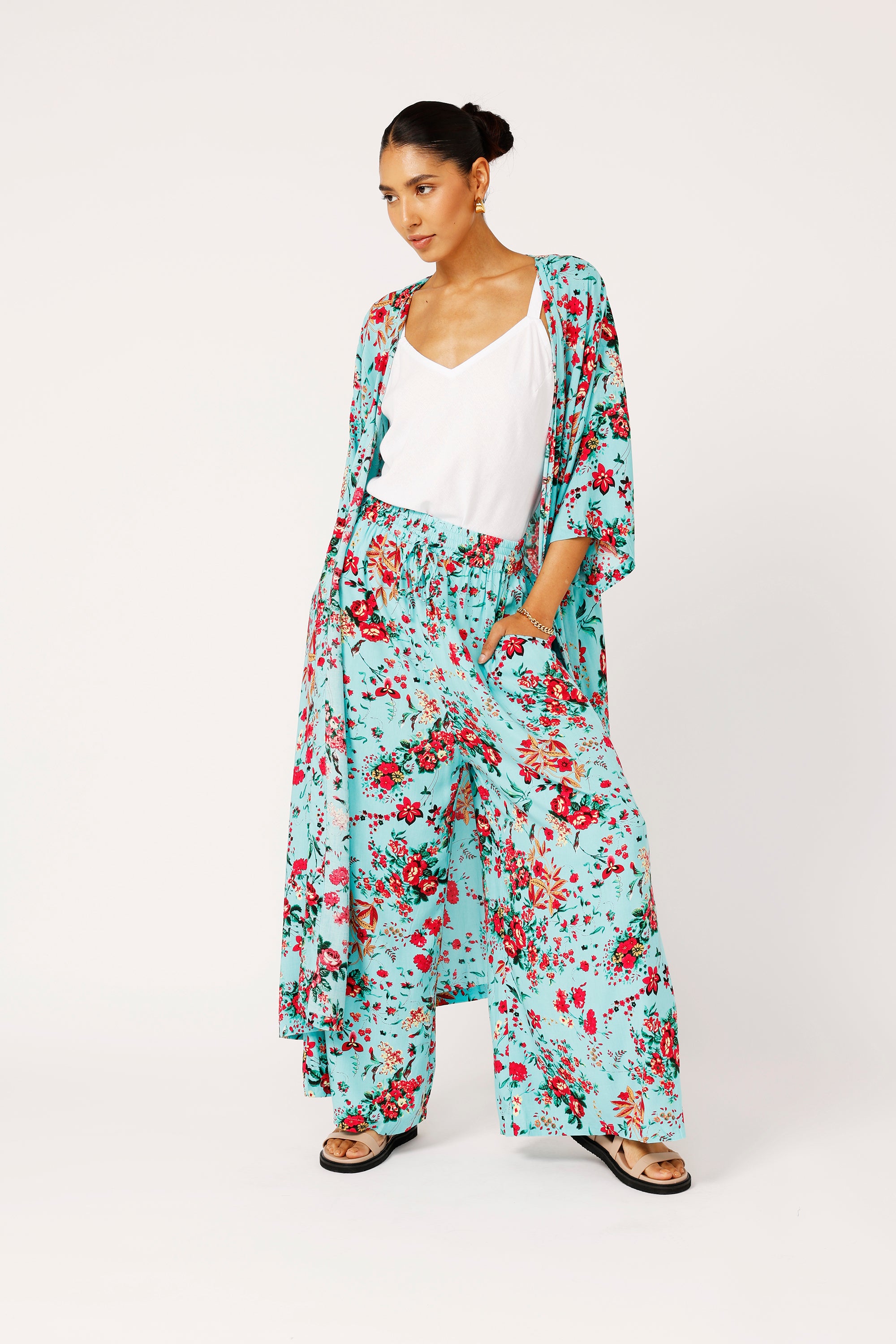 Palazzo Pant | Antique Rose - Saffron Road