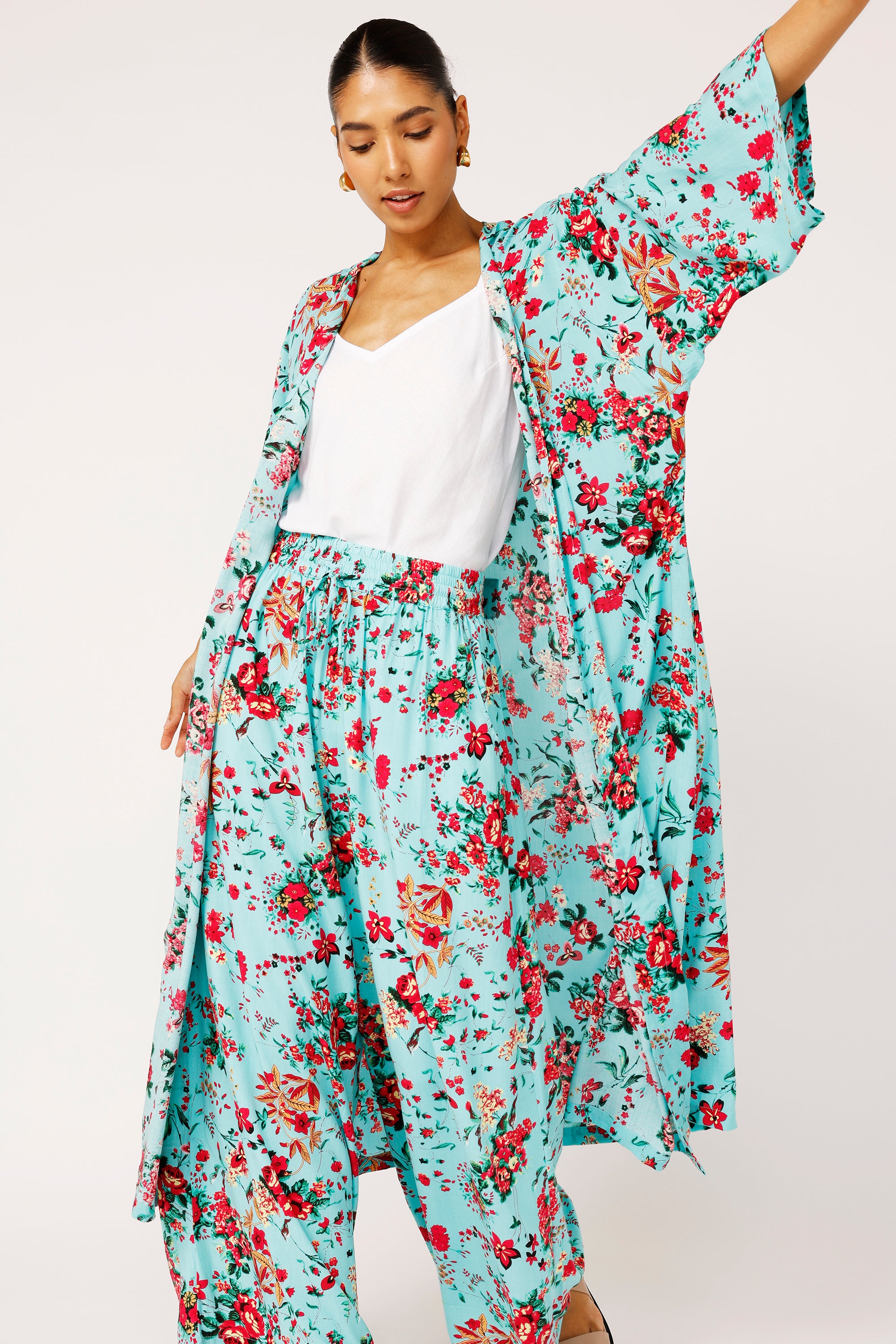 Kimono MIDI | Antique Rose - Saffron Road