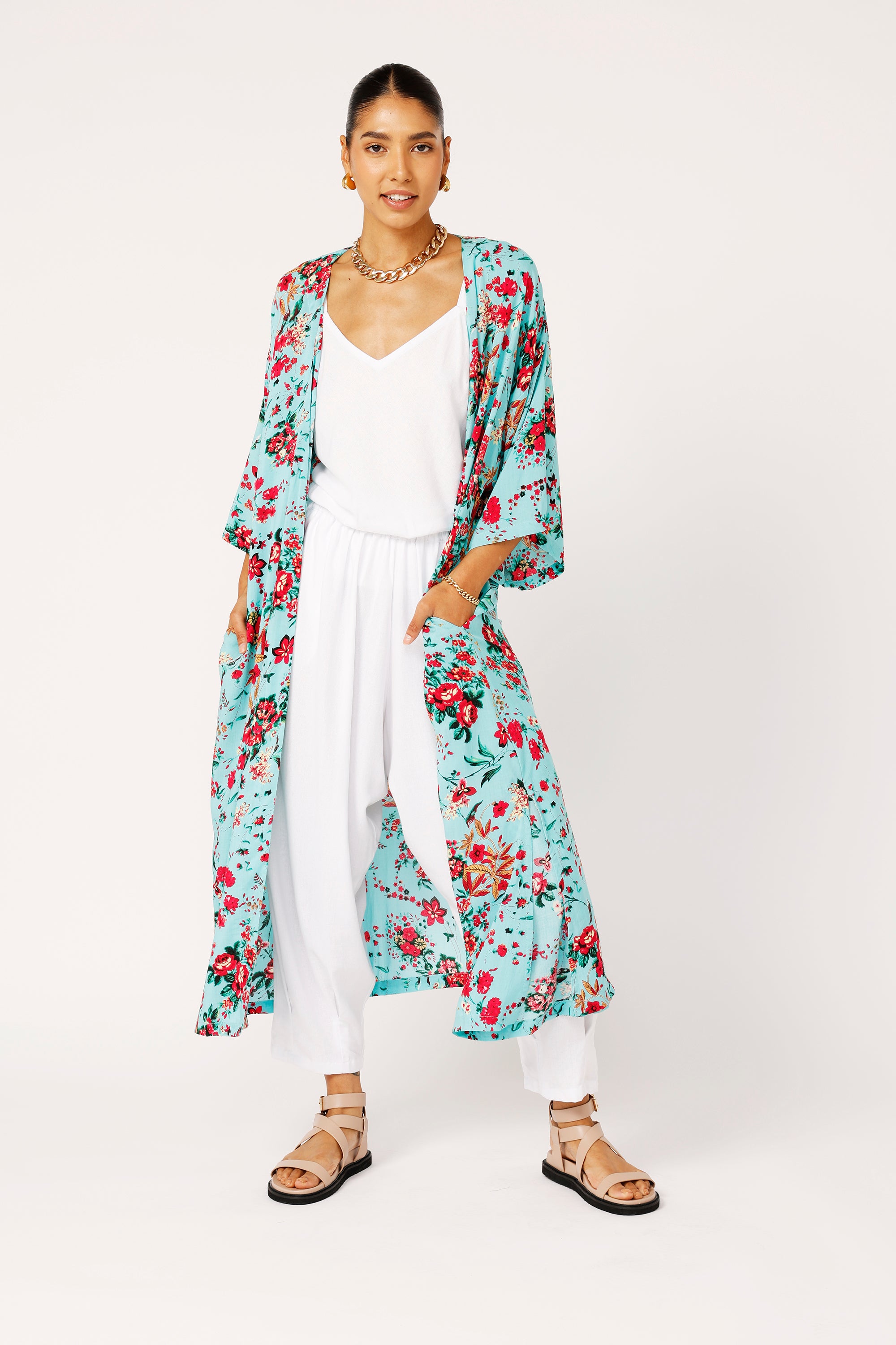 Kimono MIDI | Antique Rose - Saffron Road