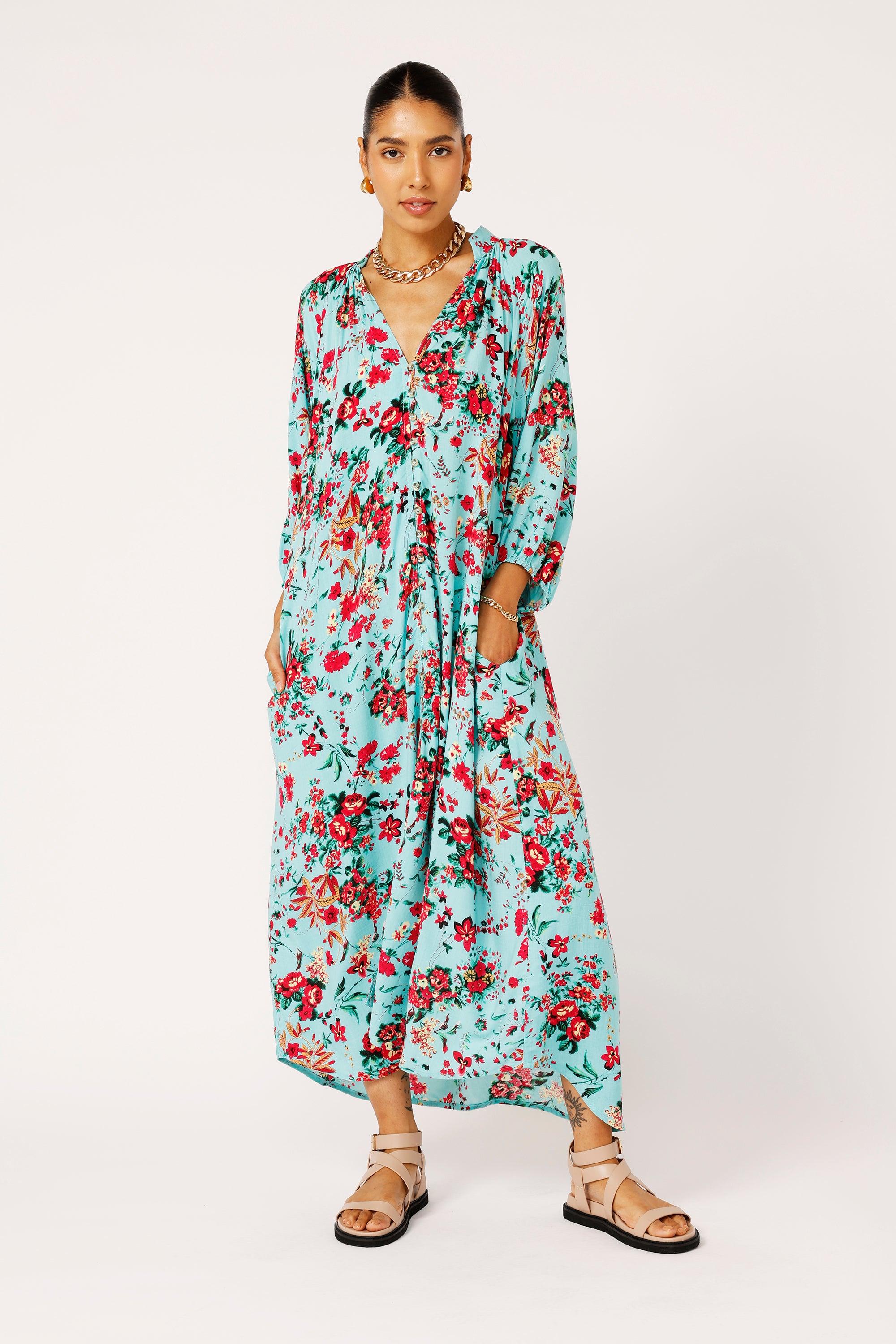 Take Me Away Dress | Antique Rose - Saffron Road