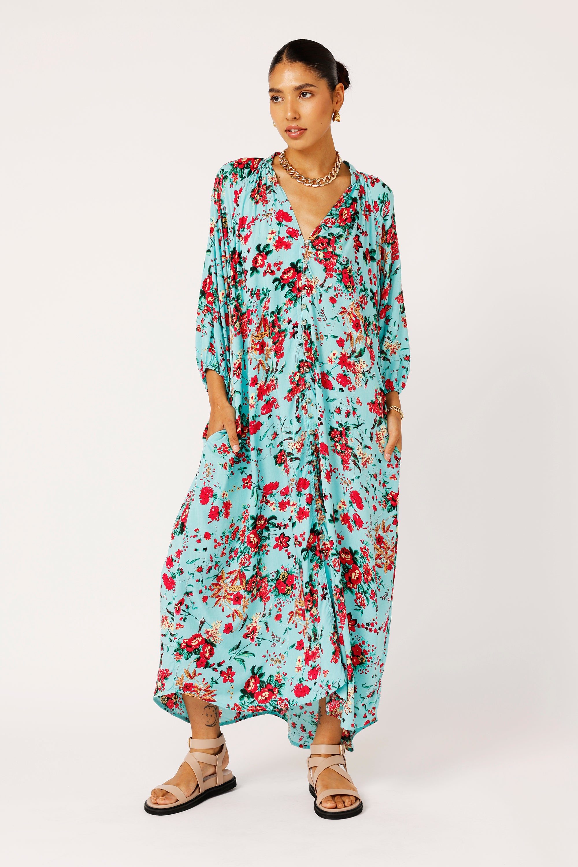 Take Me Away Dress | Antique Rose - Saffron Road